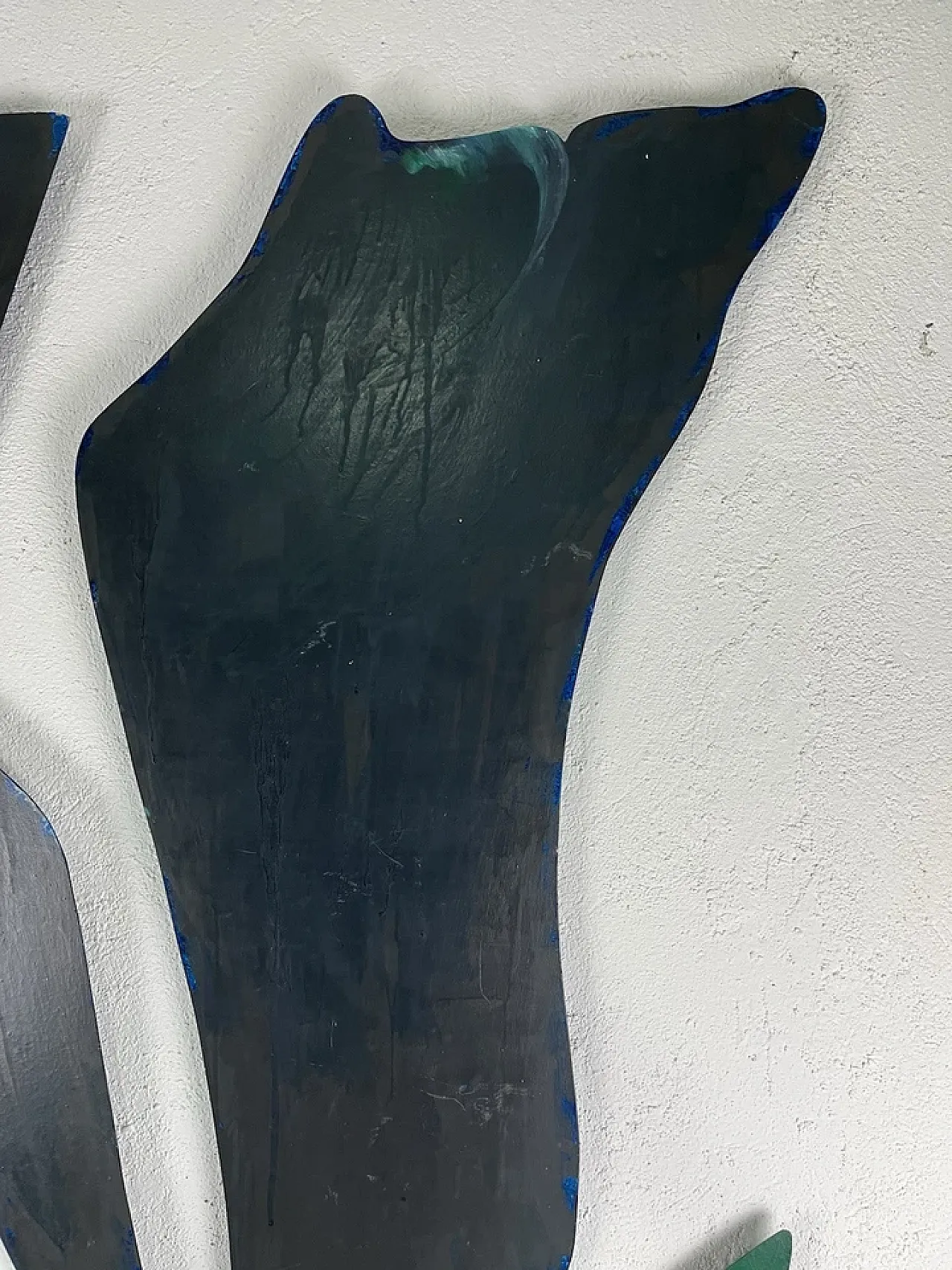 Fiore Notturno di Mario Surbone, acrilico su legno, anni '80 6