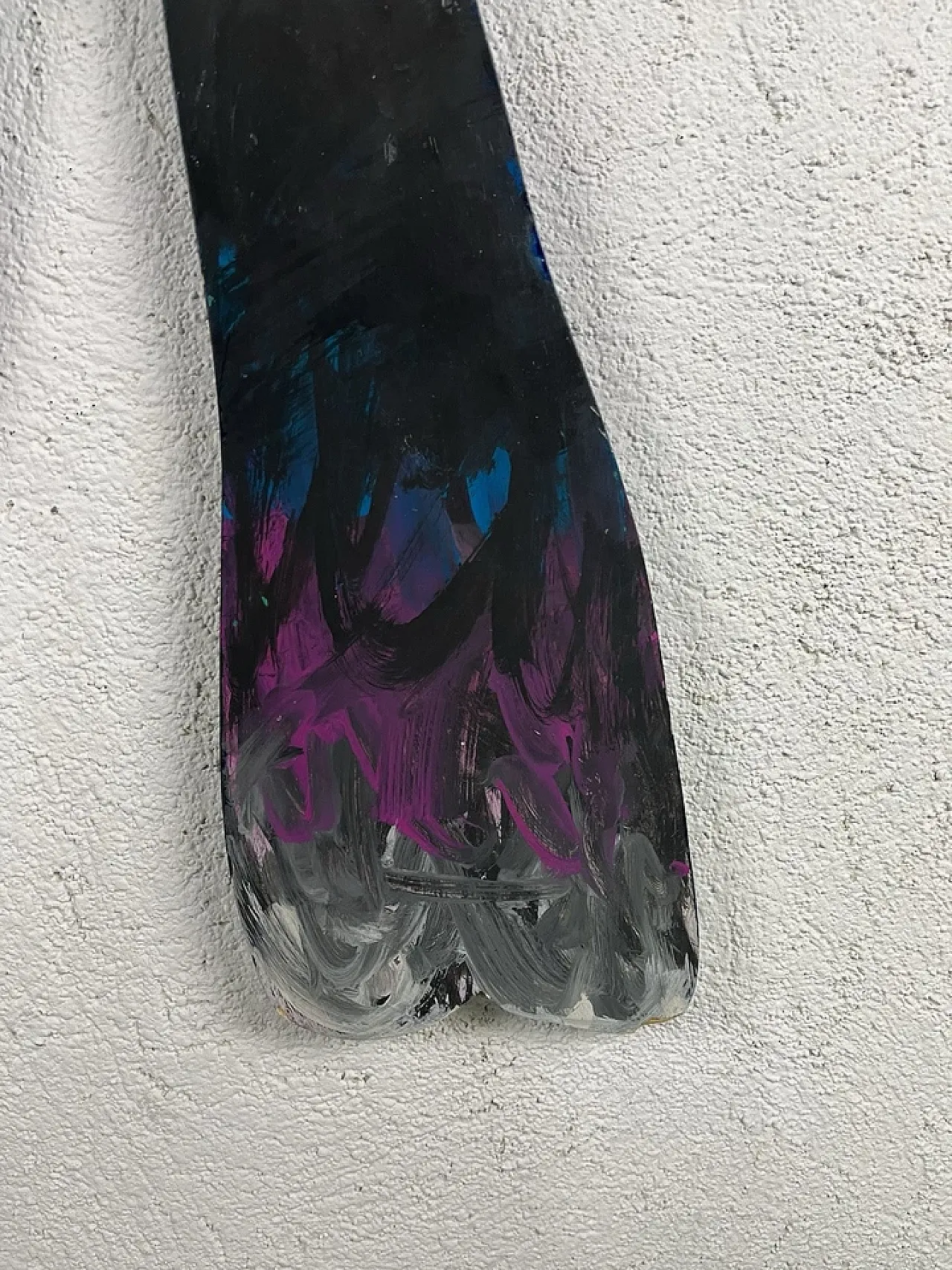 Fiore Notturno di Mario Surbone, acrilico su legno, anni '80 9