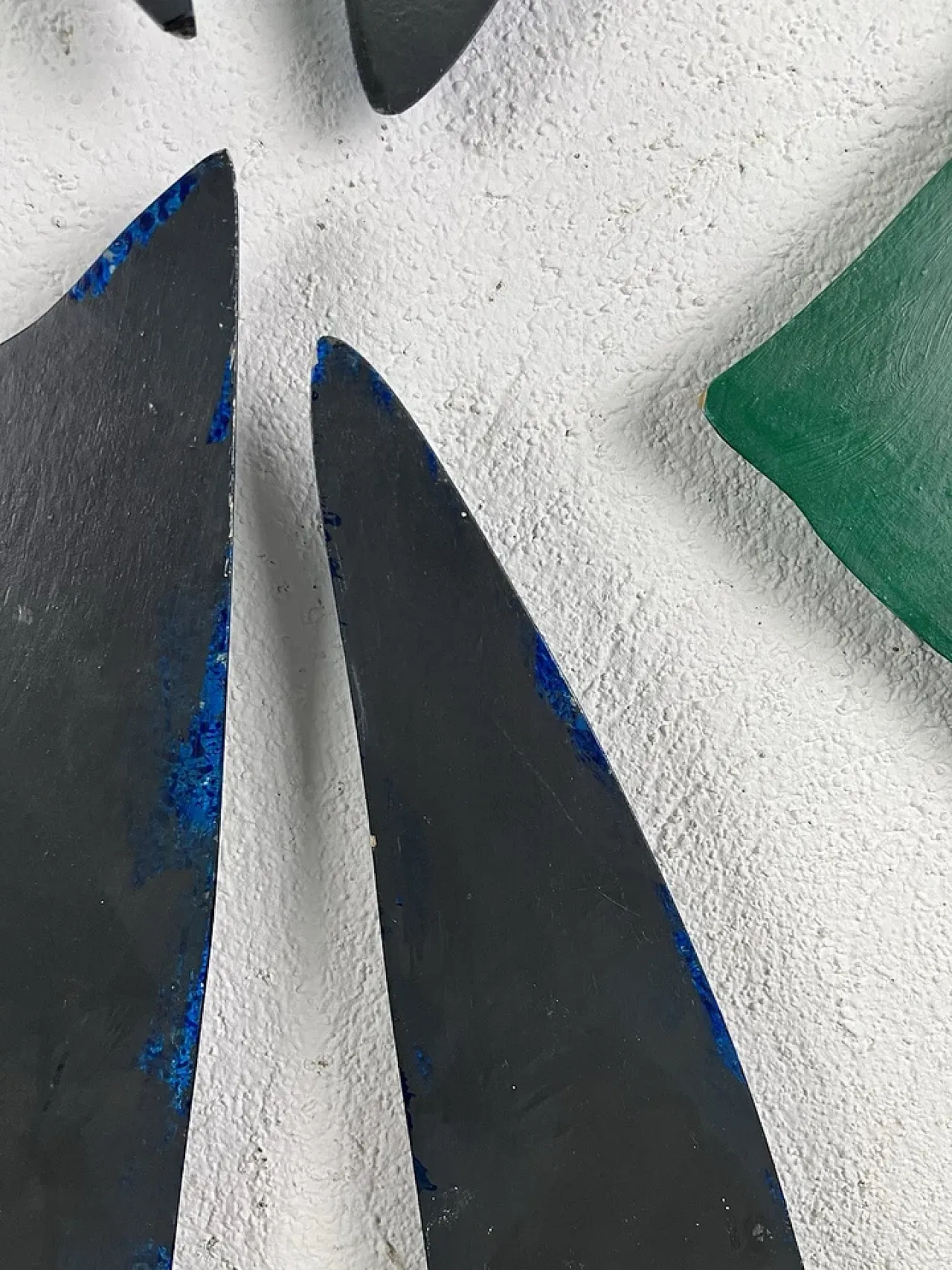 Fiore Notturno di Mario Surbone, acrilico su legno, anni '80 10