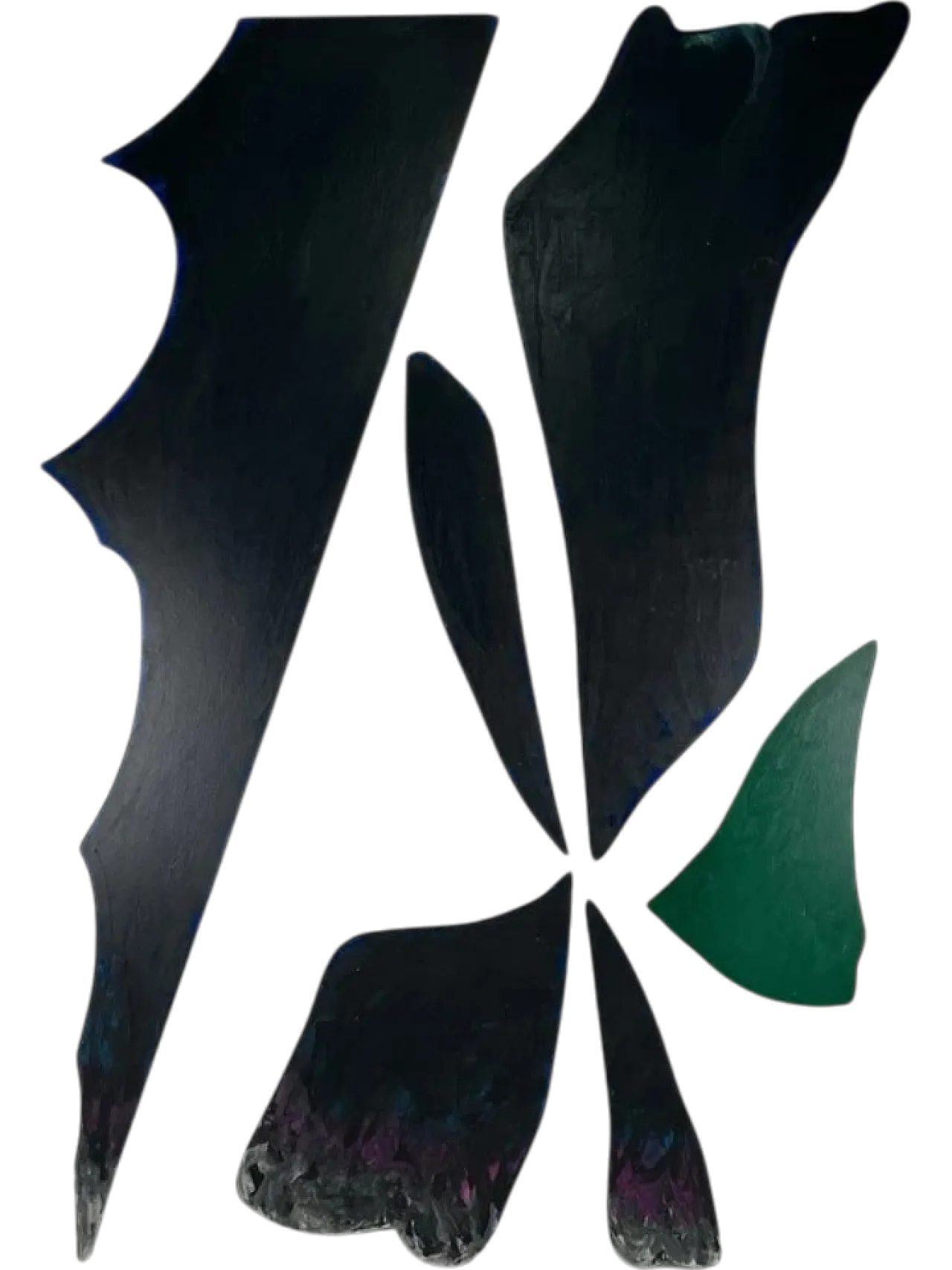 Fiore Notturno di Mario Surbone, acrilico su legno, anni '80 17