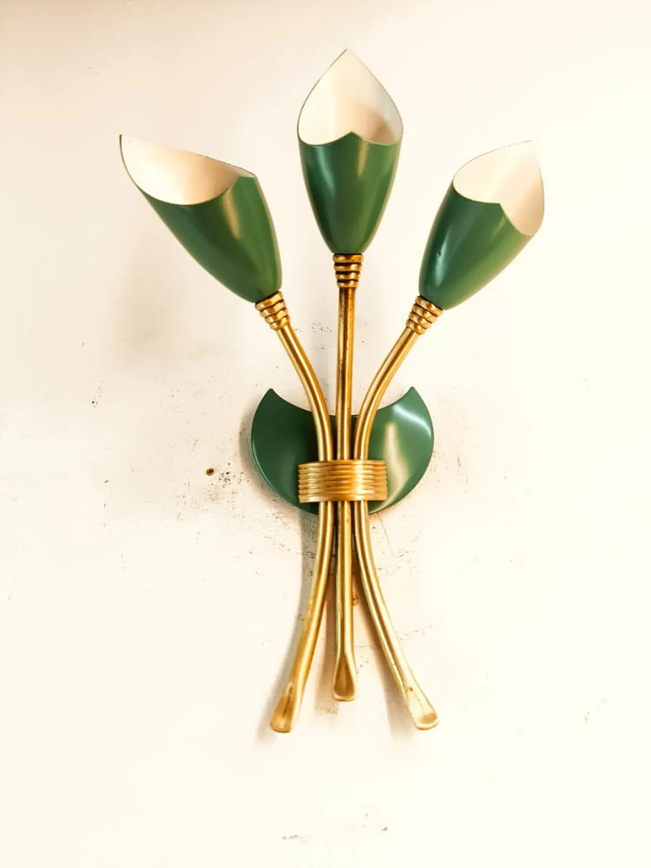 Sputnik wall lamp with three lights, 1950s 3