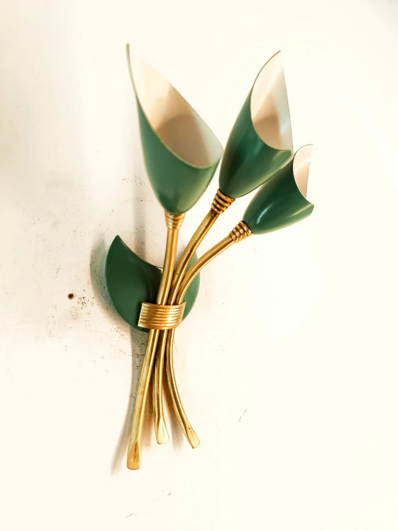 Sputnik wall lamp with three lights, 1950s 4