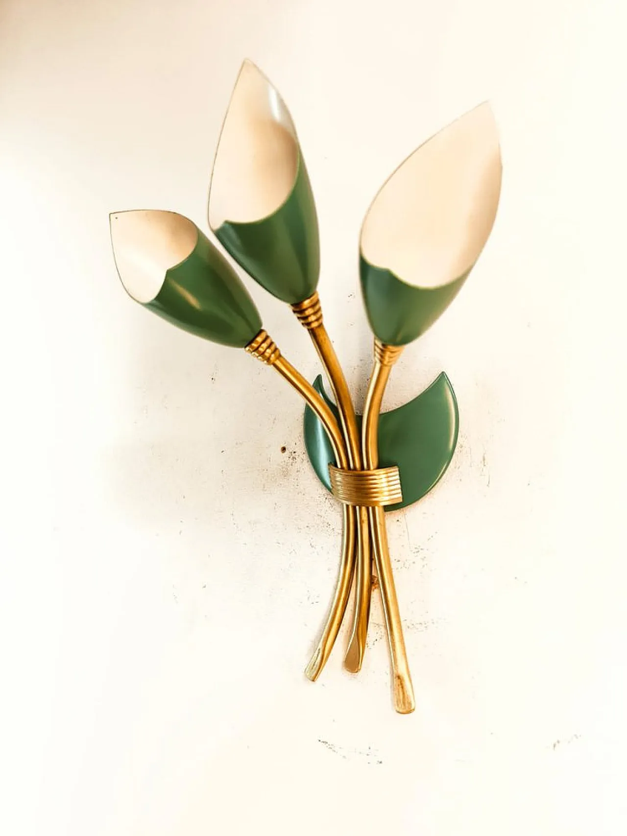 Sputnik wall lamp with three lights, 1950s 5