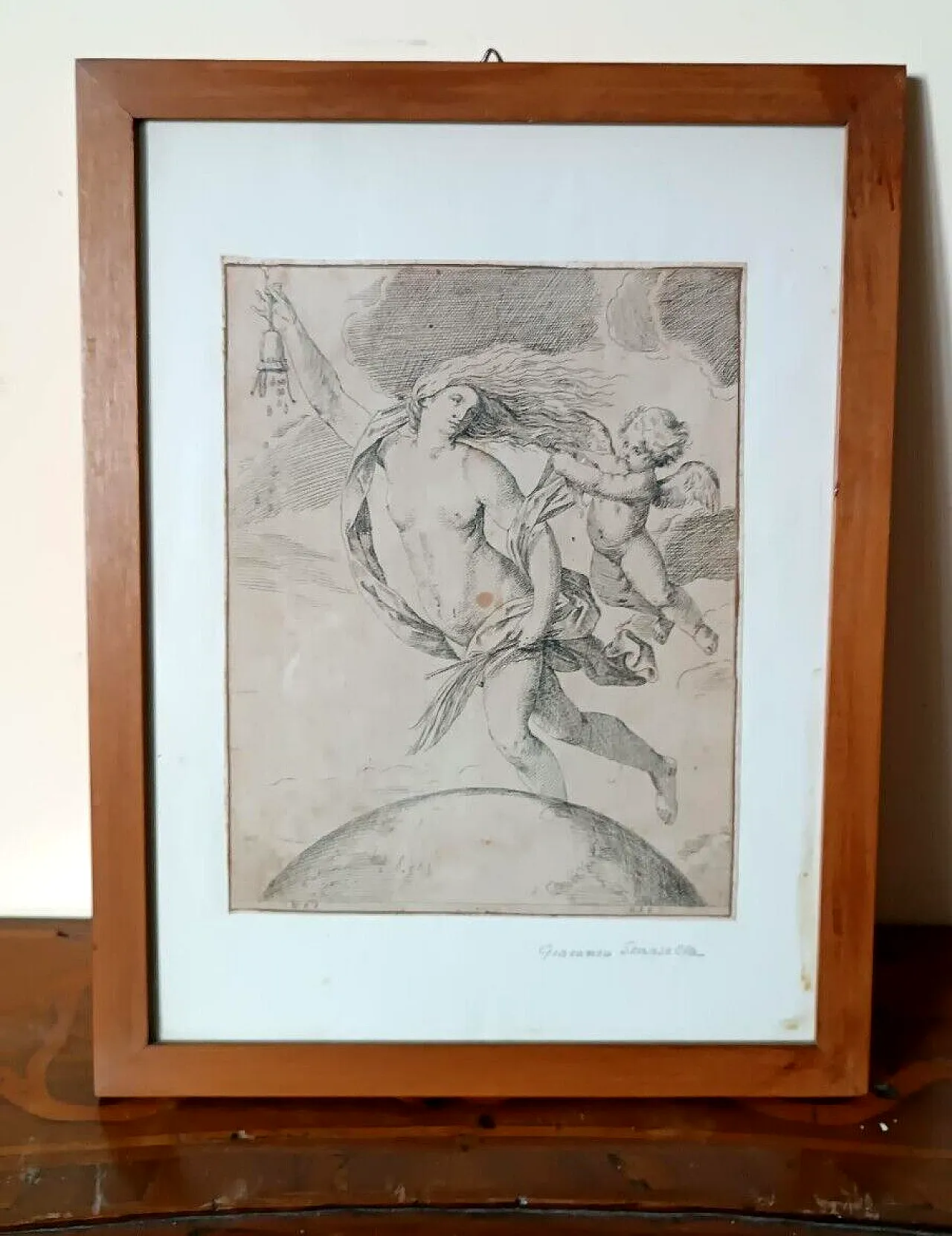 Allegoria della fortuna di Girolamo Scarsella, acquaforte, '600 1