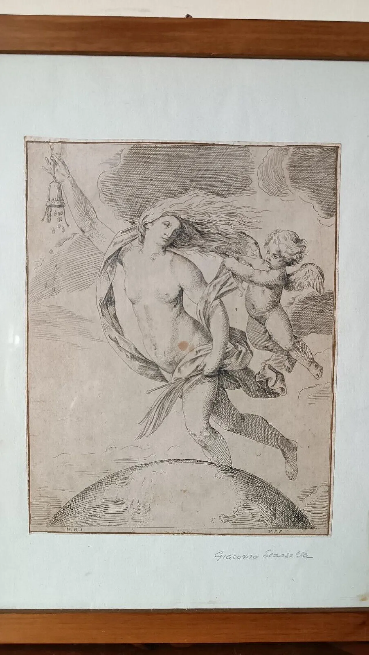 Allegoria della fortuna di Girolamo Scarsella, acquaforte, '600 3