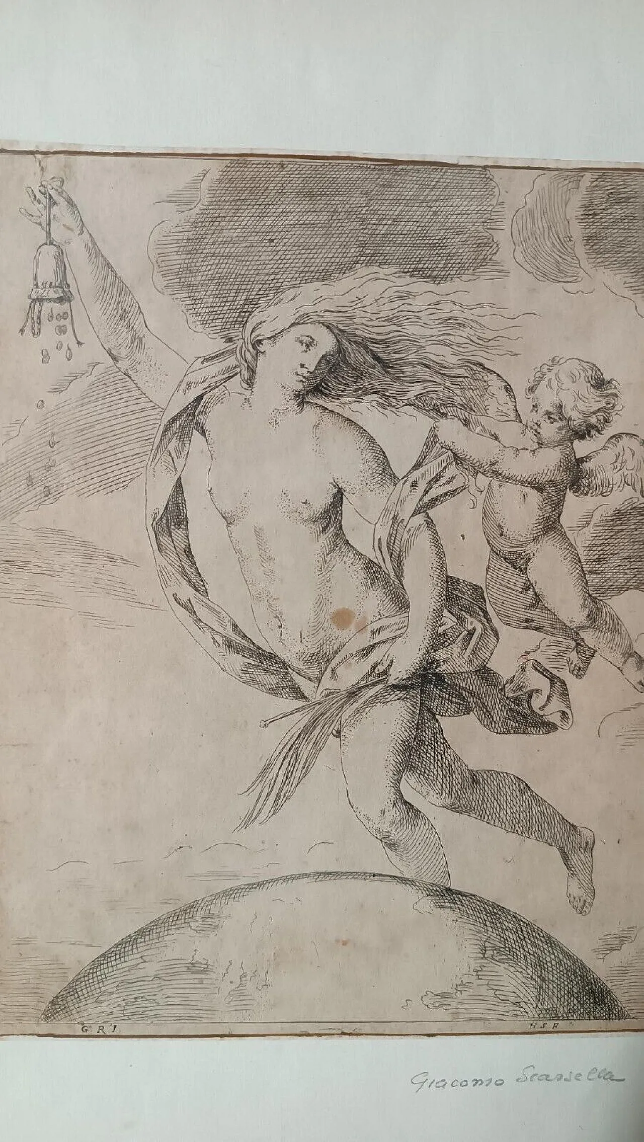 Allegoria della fortuna di Girolamo Scarsella, acquaforte, '600 4