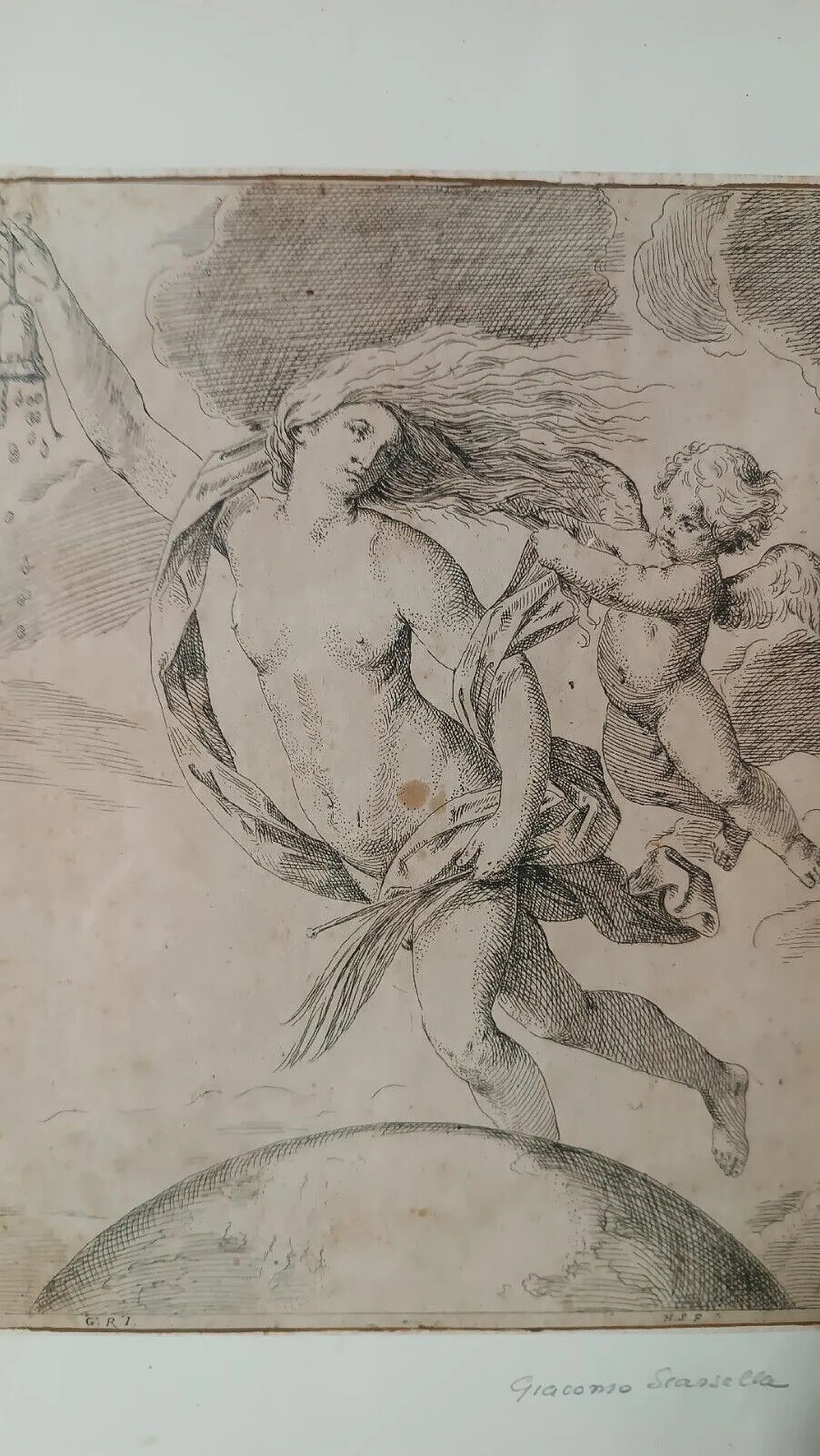 Allegoria della fortuna di Girolamo Scarsella, acquaforte, '600 5