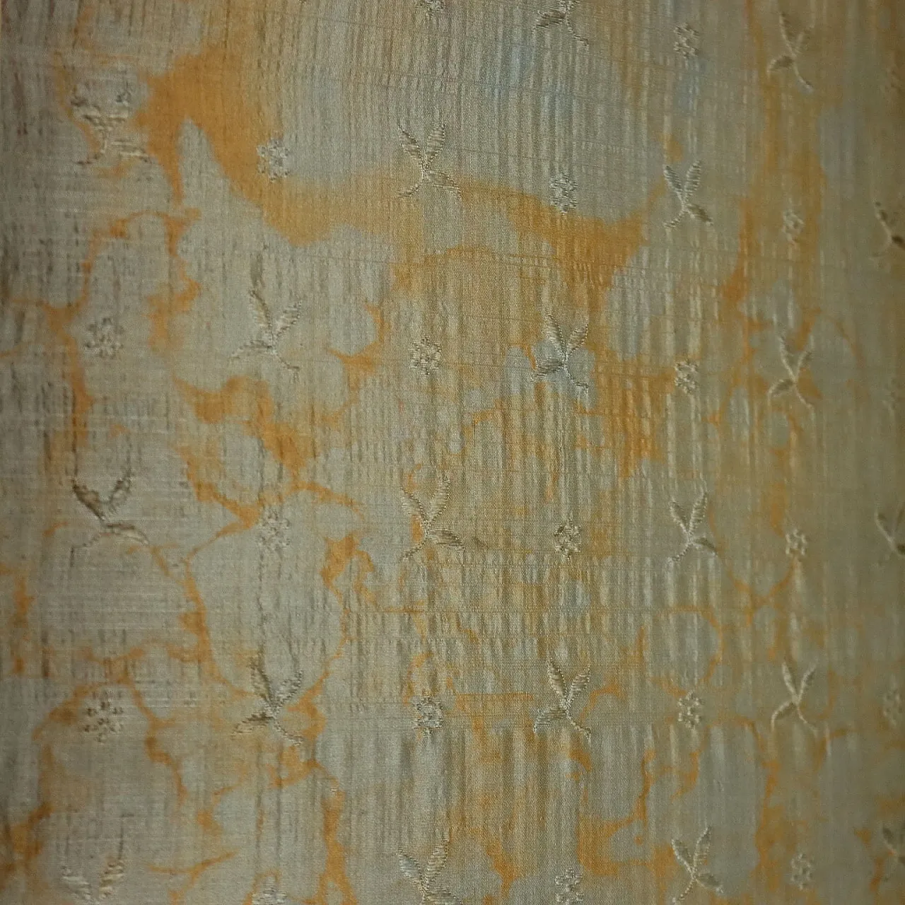 Neoclassical style lacquered wood and fabric screen 6