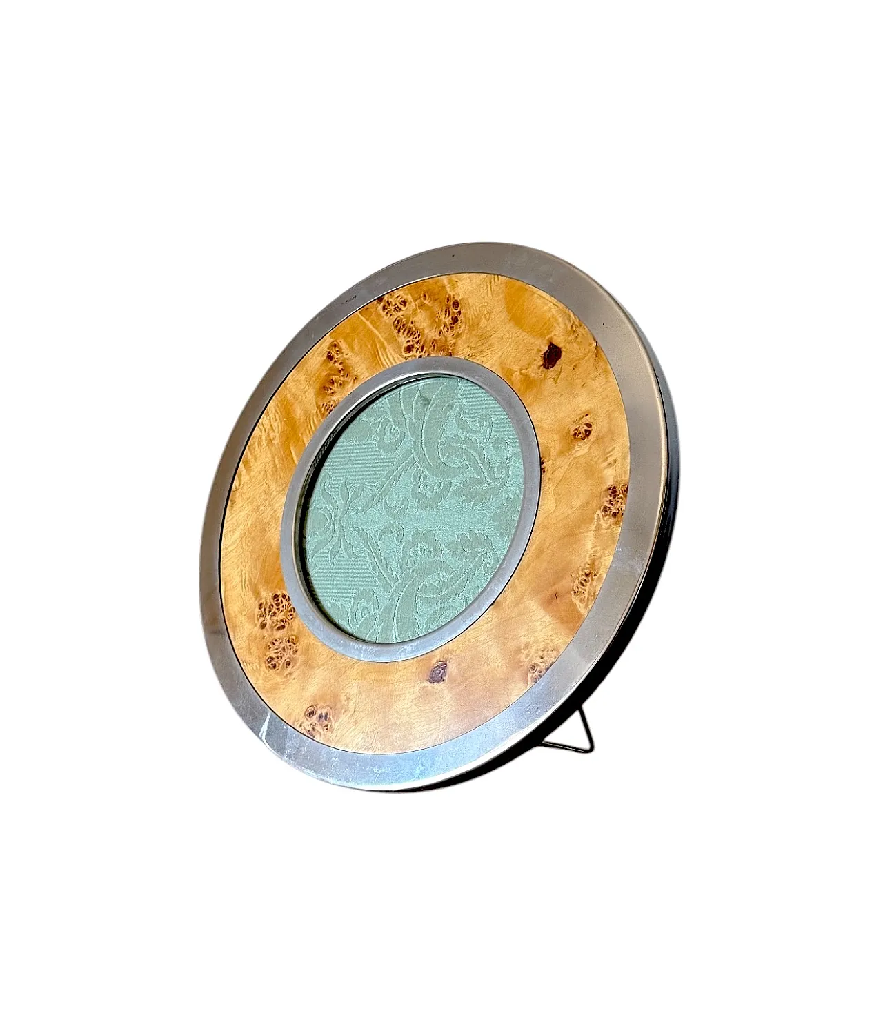 Hollywood Regency Large Burl Picture Frame, Nucci Valsecchi, 1970 2