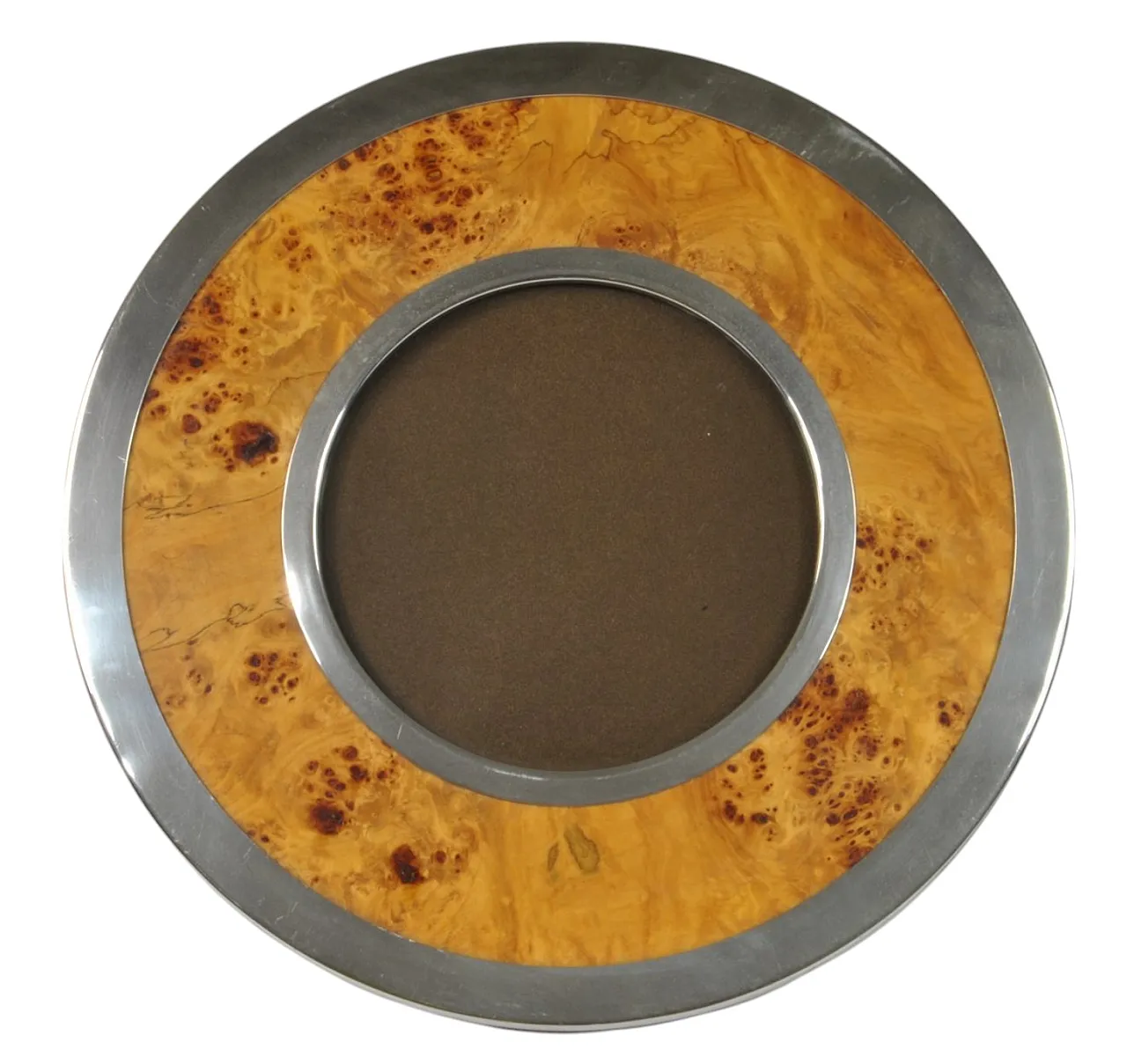 Hollywood Regency Large Burl Picture Frame, Nucci Valsecchi, 1970 10