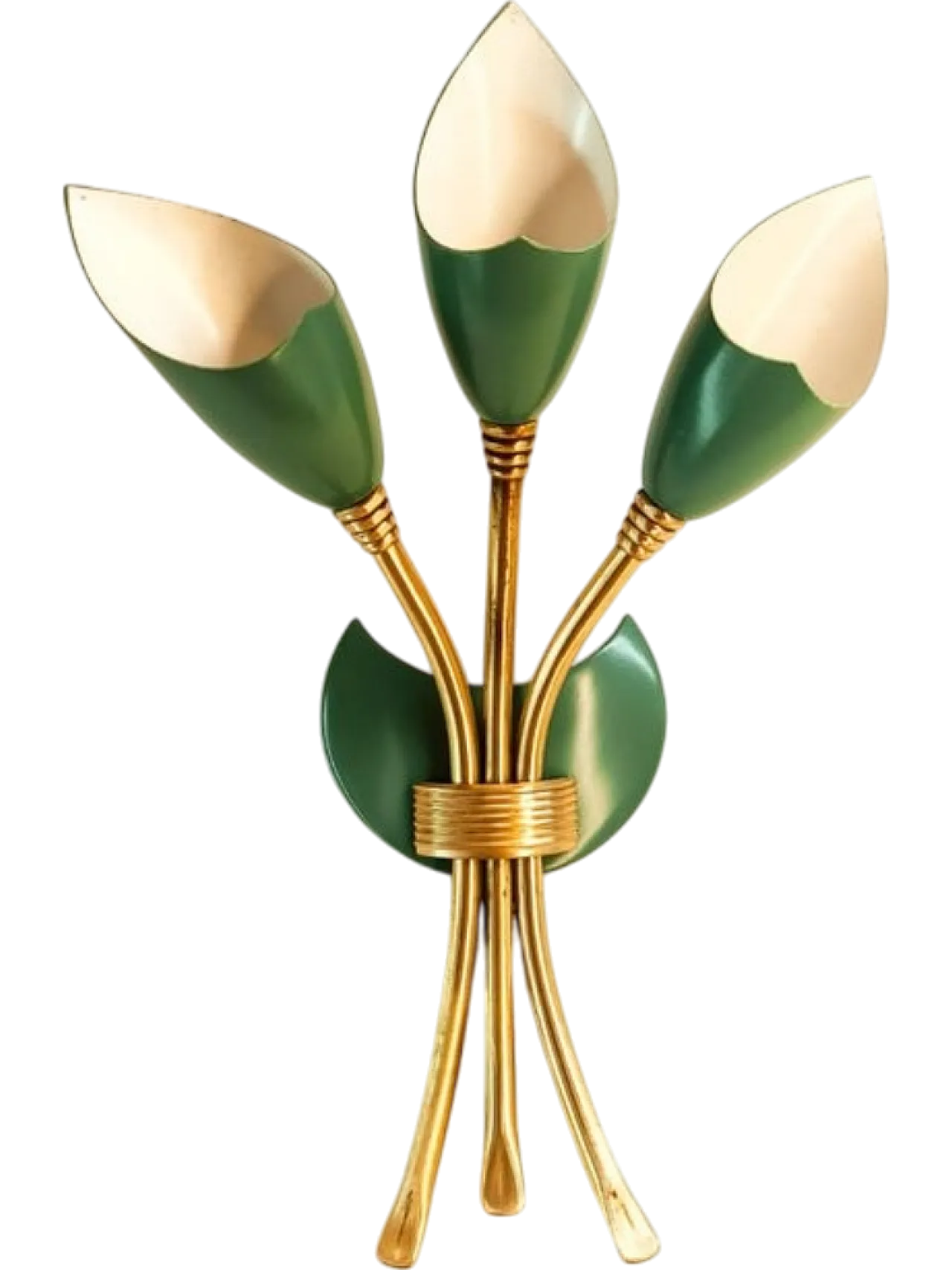 Sputnik wall lamp with three lights, 1950s 7