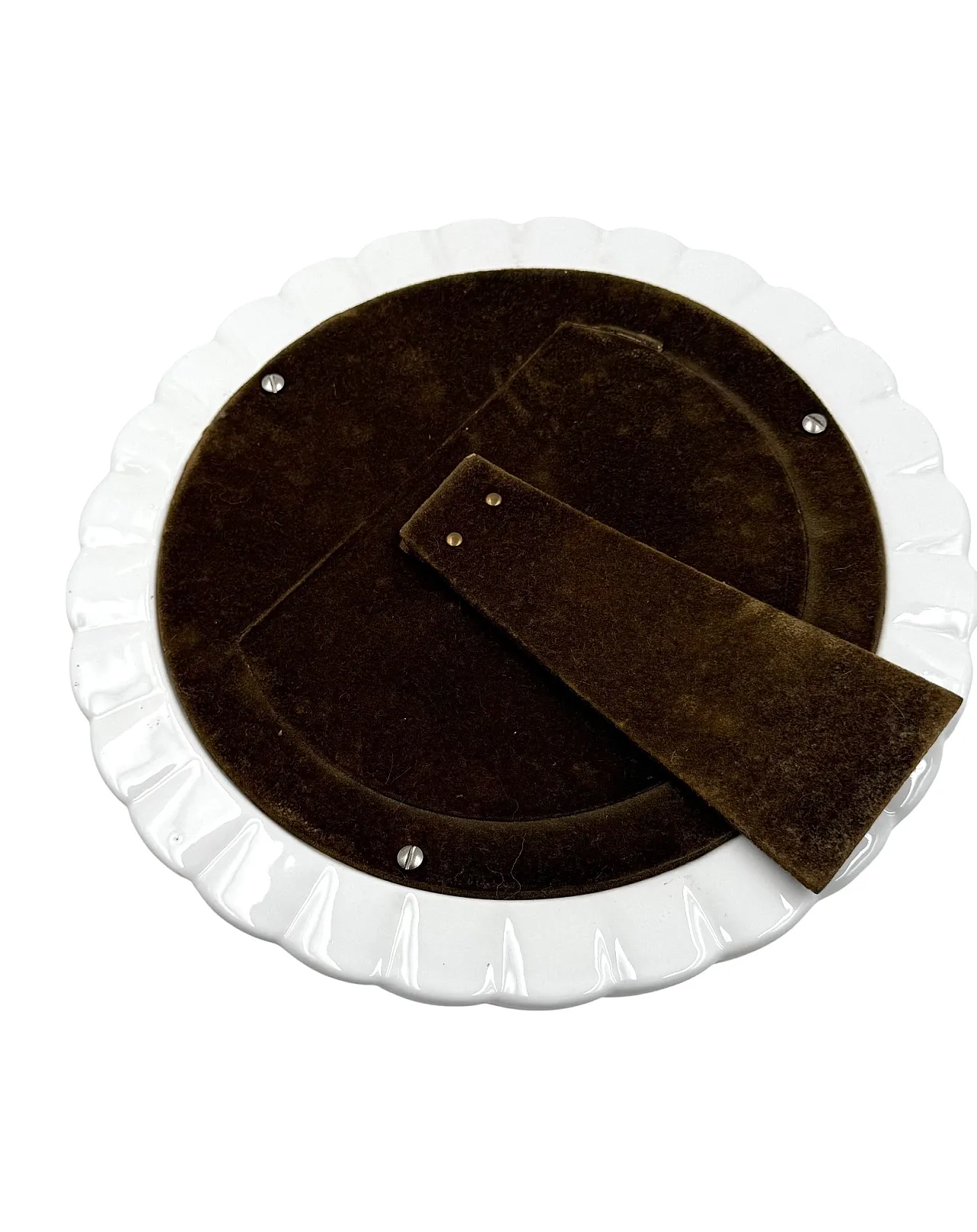 Hollywood Regency Ceramic Picture Frame, Tommaso Barbi Italy 1970s 13