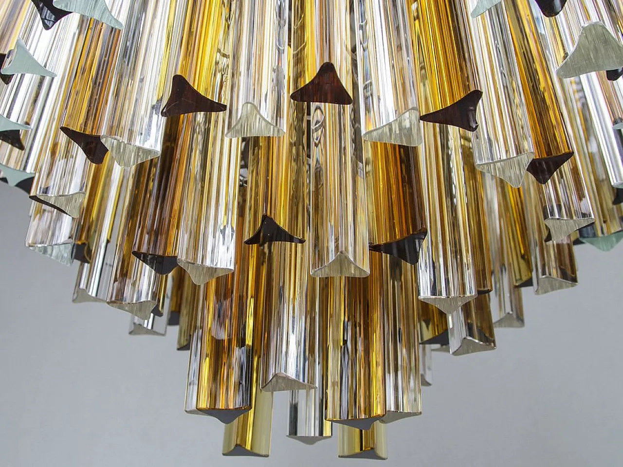 Trilobe Chandelier with 7 Lights by Paolo Venini for Venini, 1970s 5