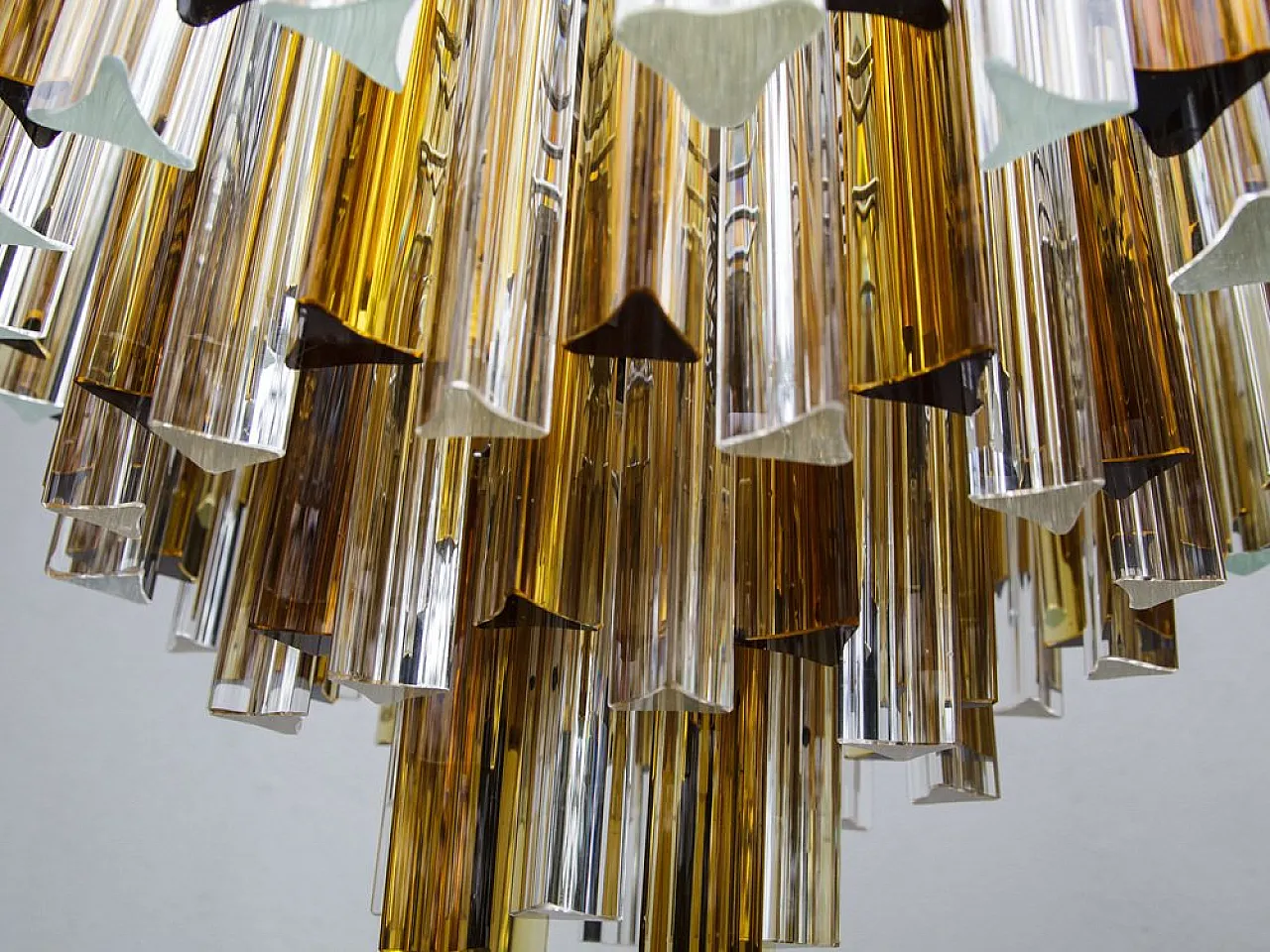 Trilobe Chandelier with 7 Lights by Paolo Venini for Venini, 1970s 7