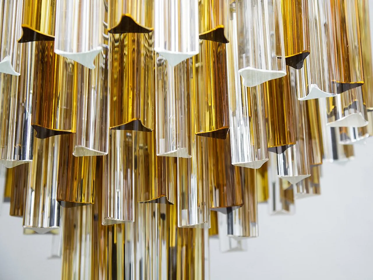 Trilobe Chandelier with 7 Lights by Paolo Venini for Venini, 1970s 10