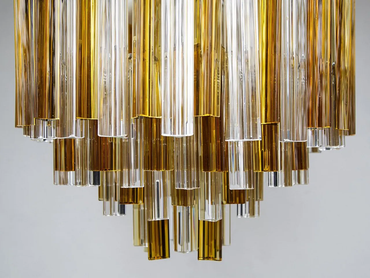 Trilobe Chandelier with 7 Lights by Paolo Venini for Venini, 1970s 11