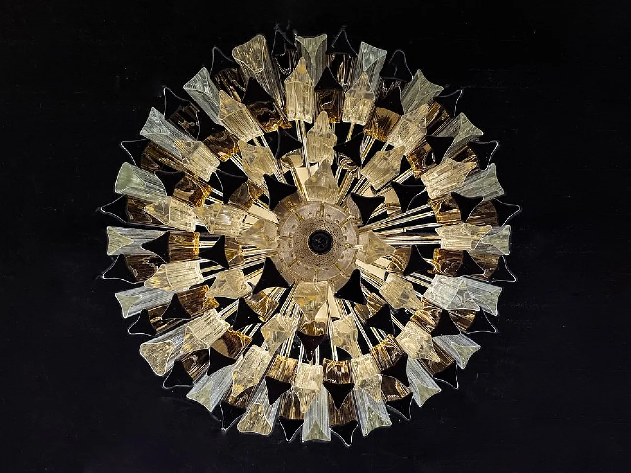 Trilobe Chandelier with 7 Lights by Paolo Venini for Venini, 1970s 24