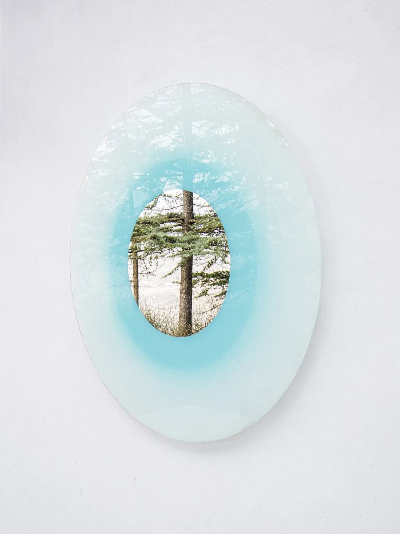 Wall Mirror by Angelo Micheli for Glas Italia, 1992 4