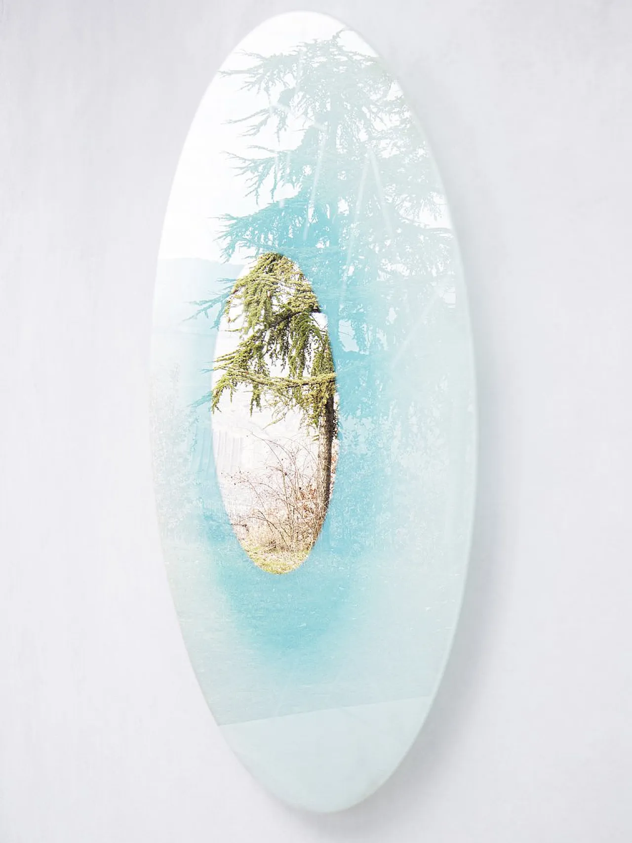 Wall Mirror by Angelo Micheli for Glas Italia, 1992 5