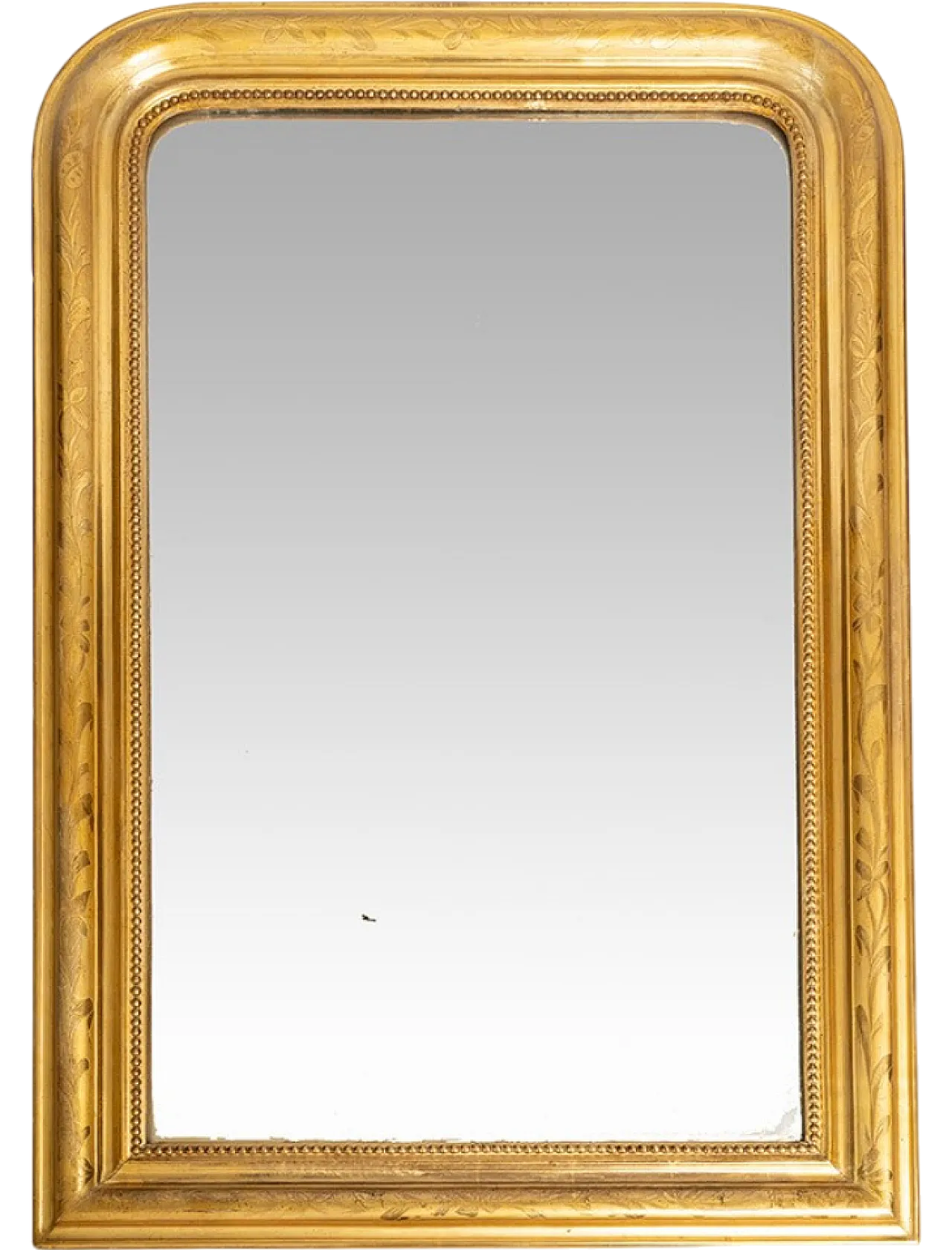 Mirror Napoleon III French in golden and carved wood, 19th century 7