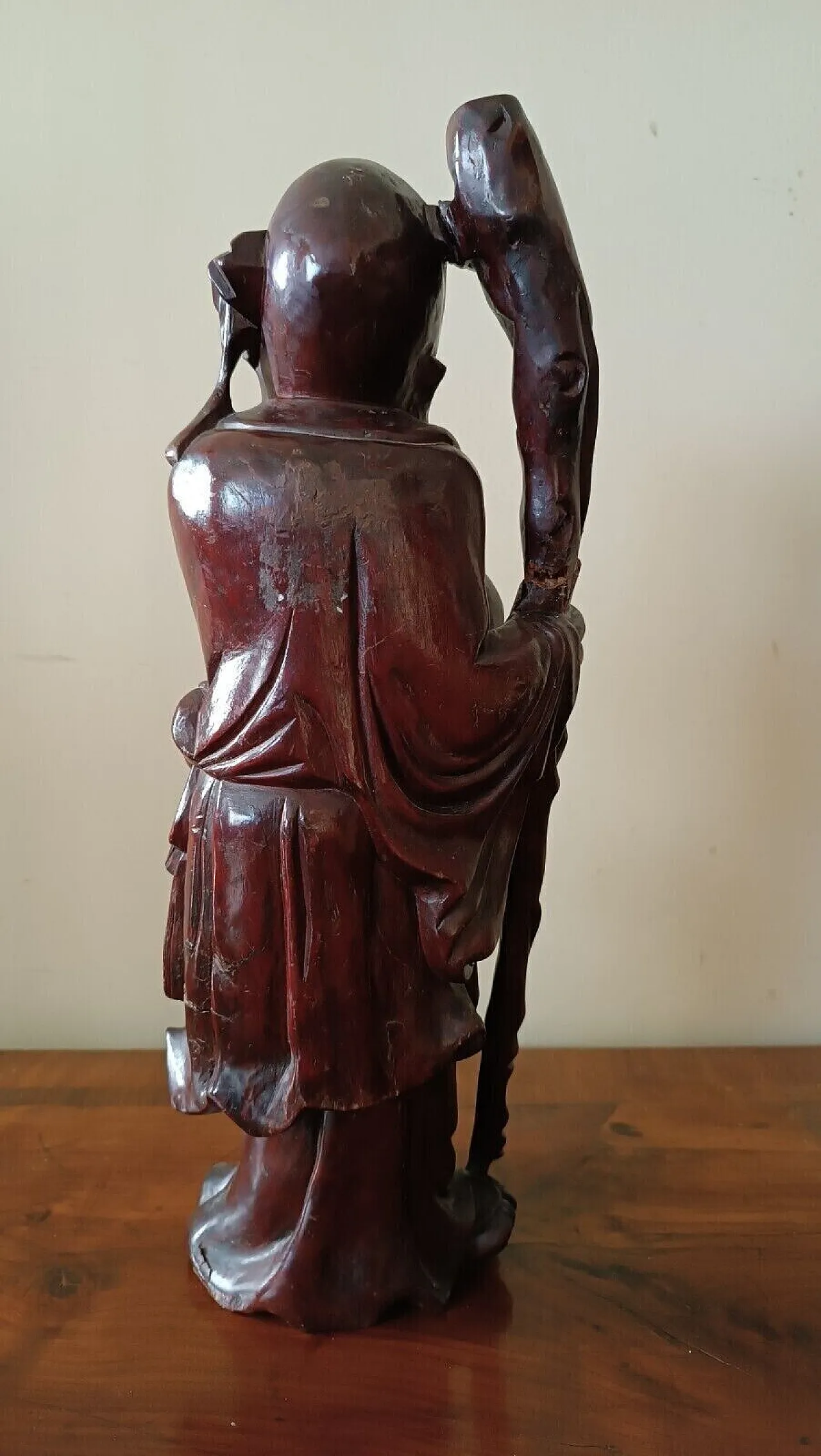 Wise man, wood carving, late 19th century 7