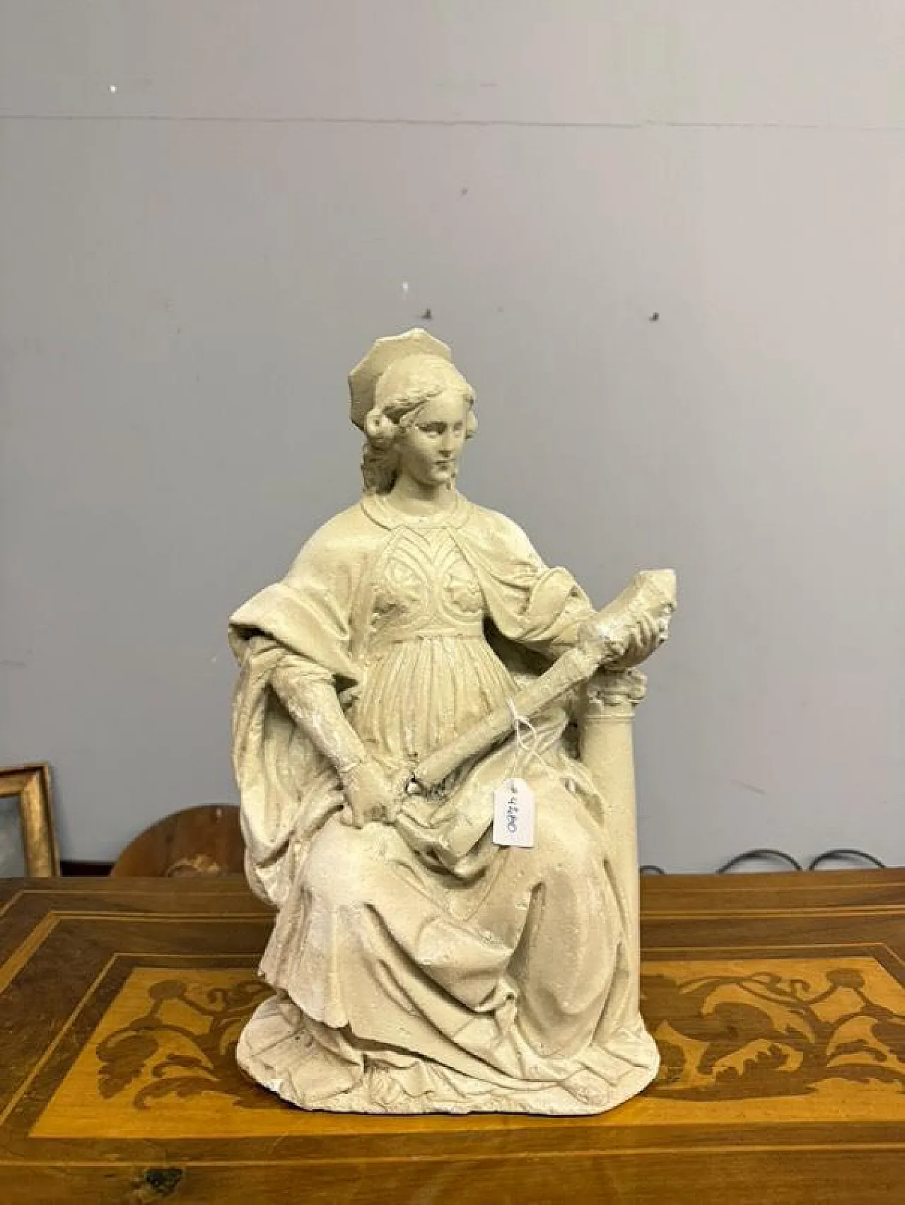 Tuscan sculpture, allegory of the fortress,  late 19th century 1