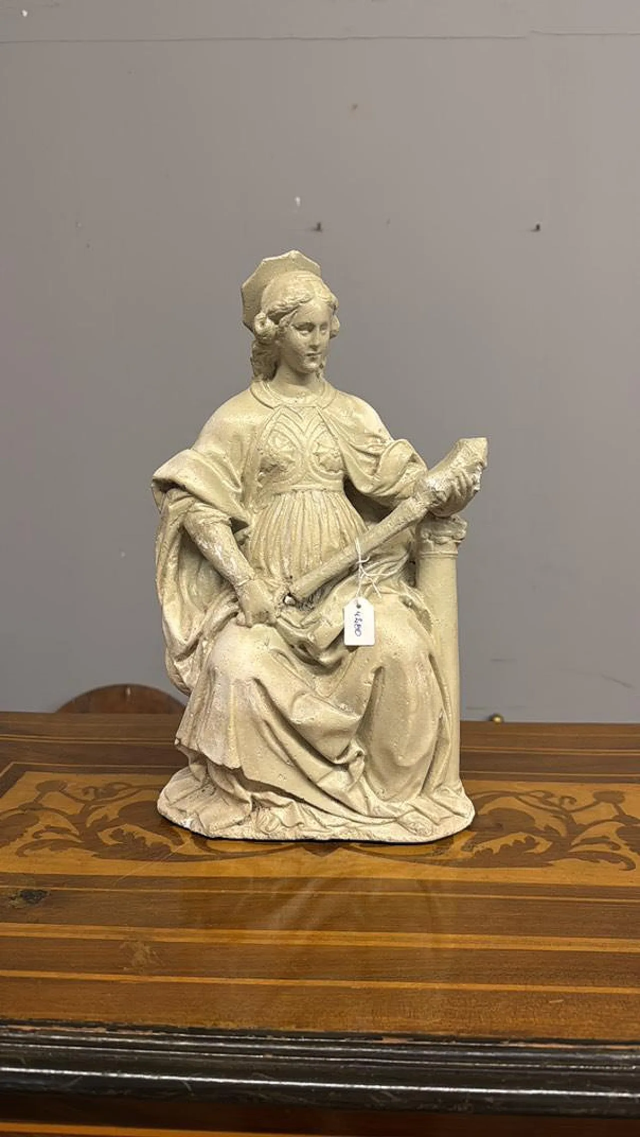 Tuscan sculpture, allegory of the fortress,  late 19th century 2