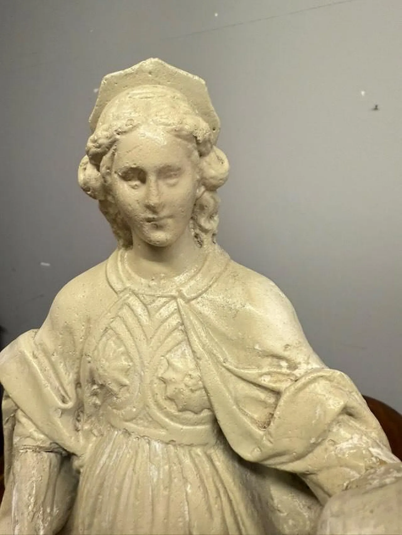 Tuscan sculpture, allegory of the fortress,  late 19th century 4