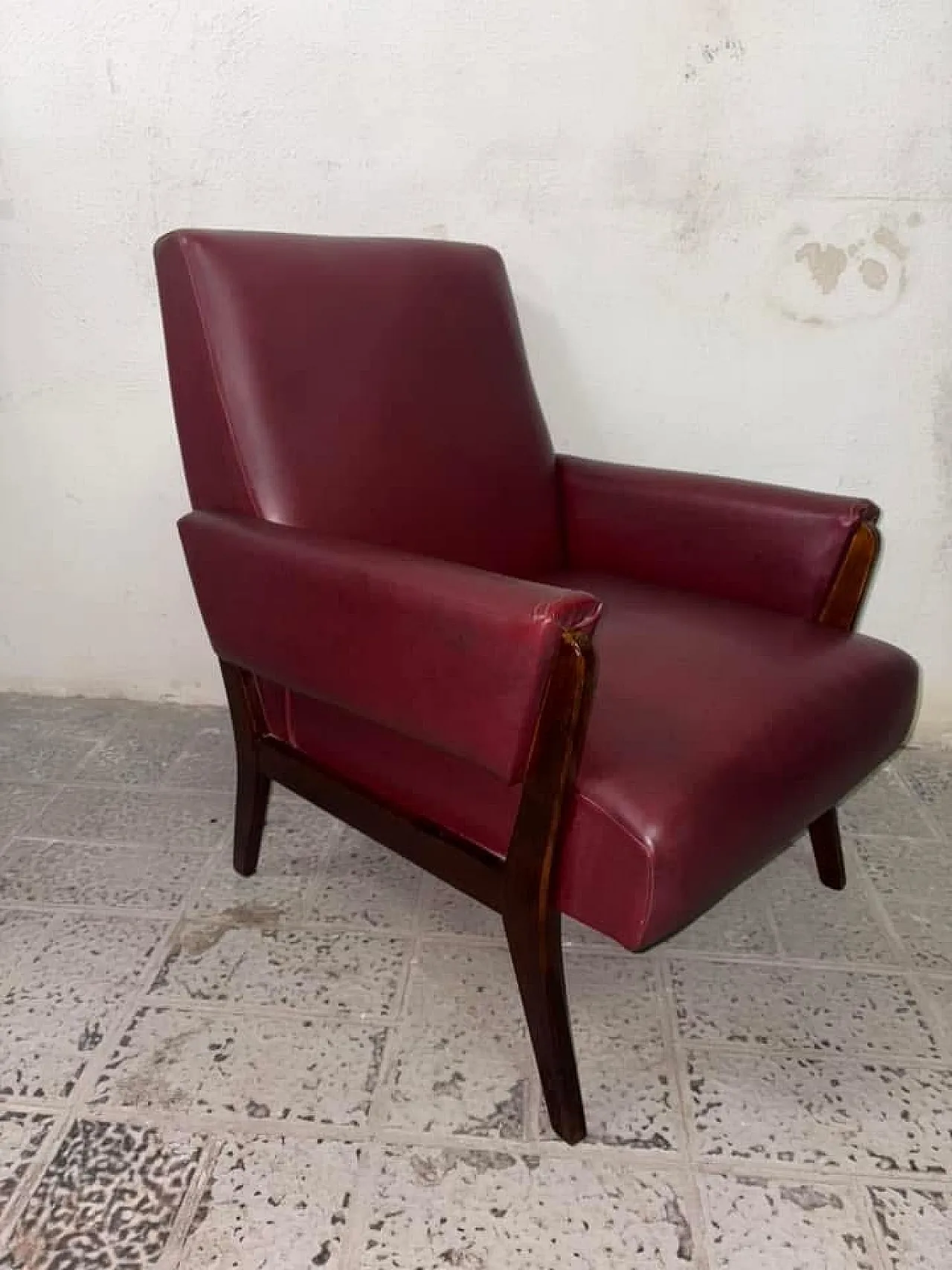 Red armchair, 70s 1
