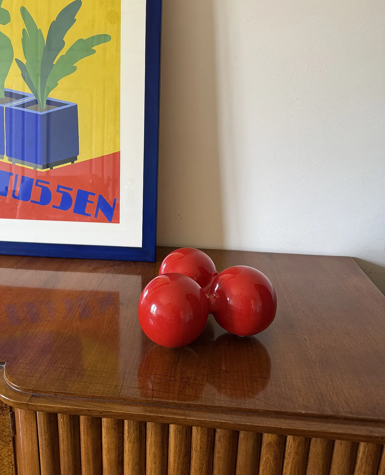 Posacenere in ceramica rossa di Roberto Rigon per Bertoncello, 1970 4