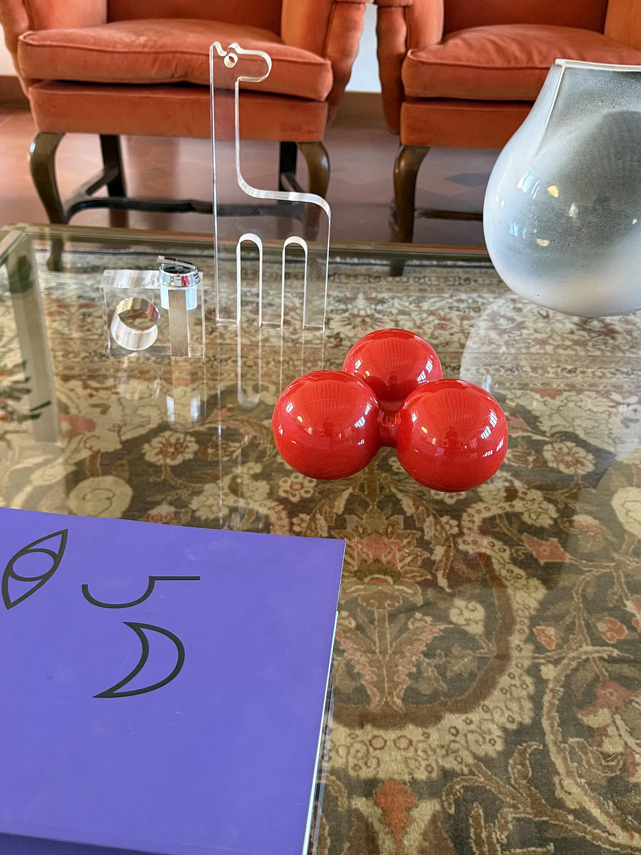 Posacenere in ceramica rossa di Roberto Rigon per Bertoncello, 1970 5