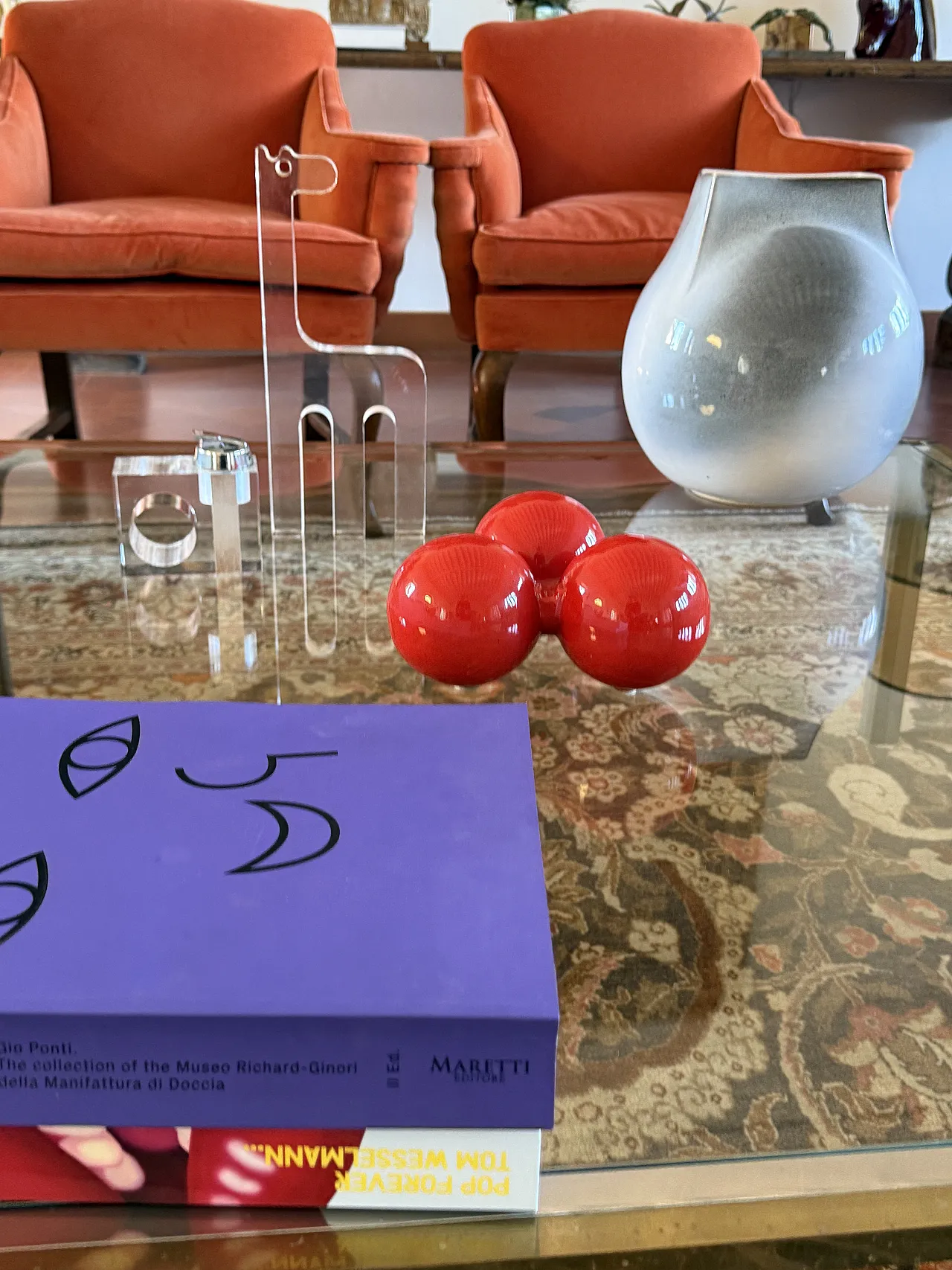 Posacenere in ceramica rossa di Roberto Rigon per Bertoncello, 1970 6