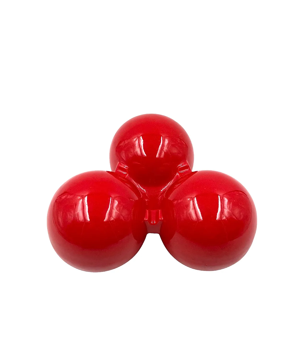 Posacenere in ceramica rossa di Roberto Rigon per Bertoncello, 1970 11