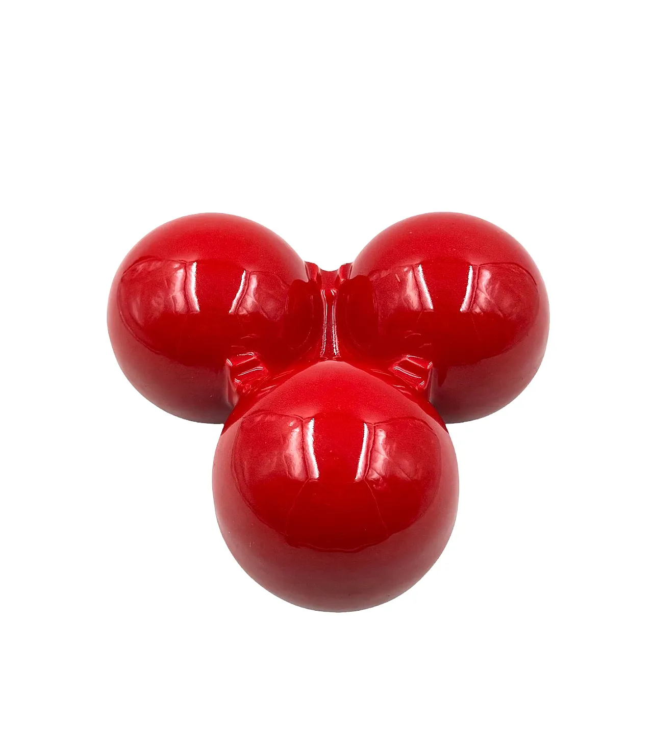 Posacenere in ceramica rossa di Roberto Rigon per Bertoncello, 1970 15