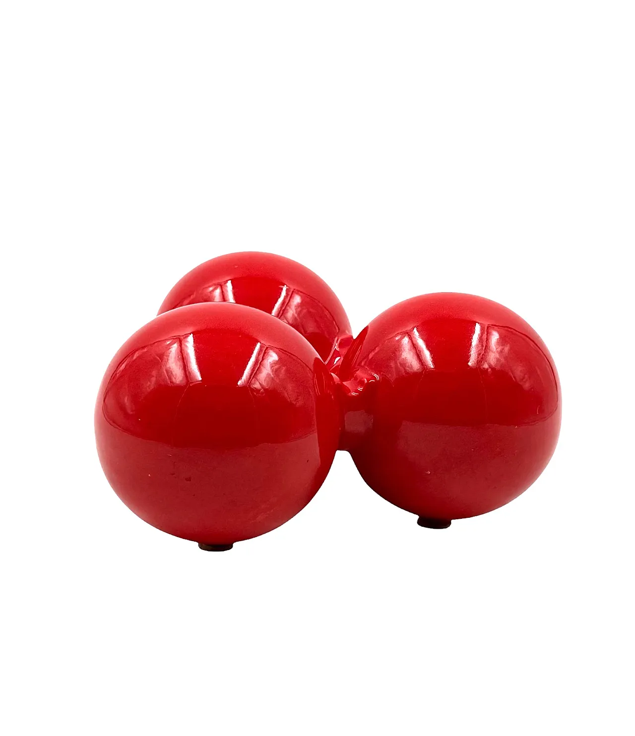 Posacenere in ceramica rossa di Roberto Rigon per Bertoncello, 1970 19