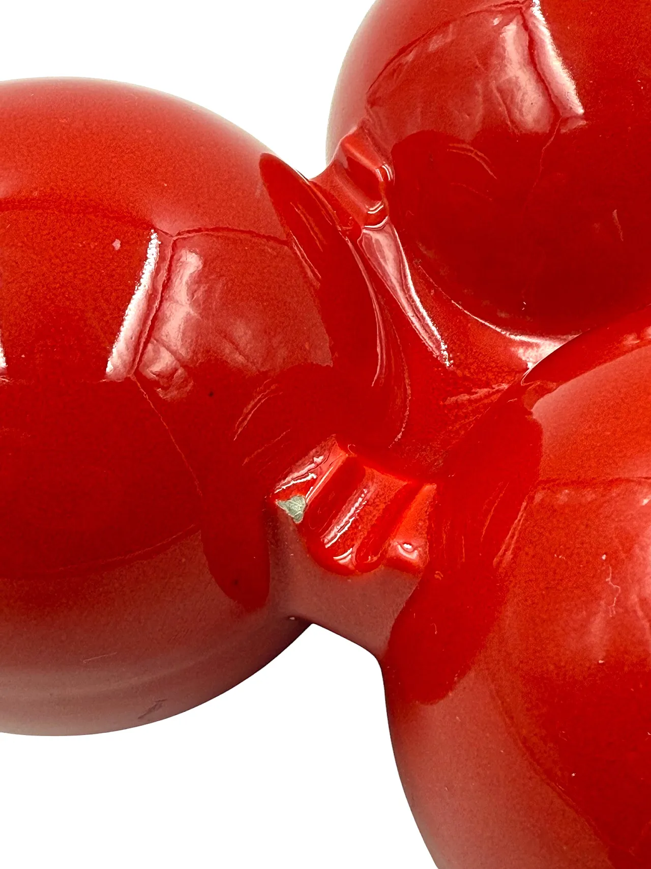 Posacenere in ceramica rossa di Roberto Rigon per Bertoncello, 1970 22