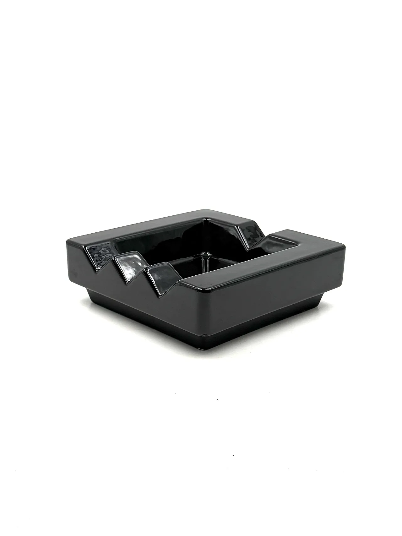 Posacenere postmoderno in ceramica stile di Ettore Sottsass, anni '80 8