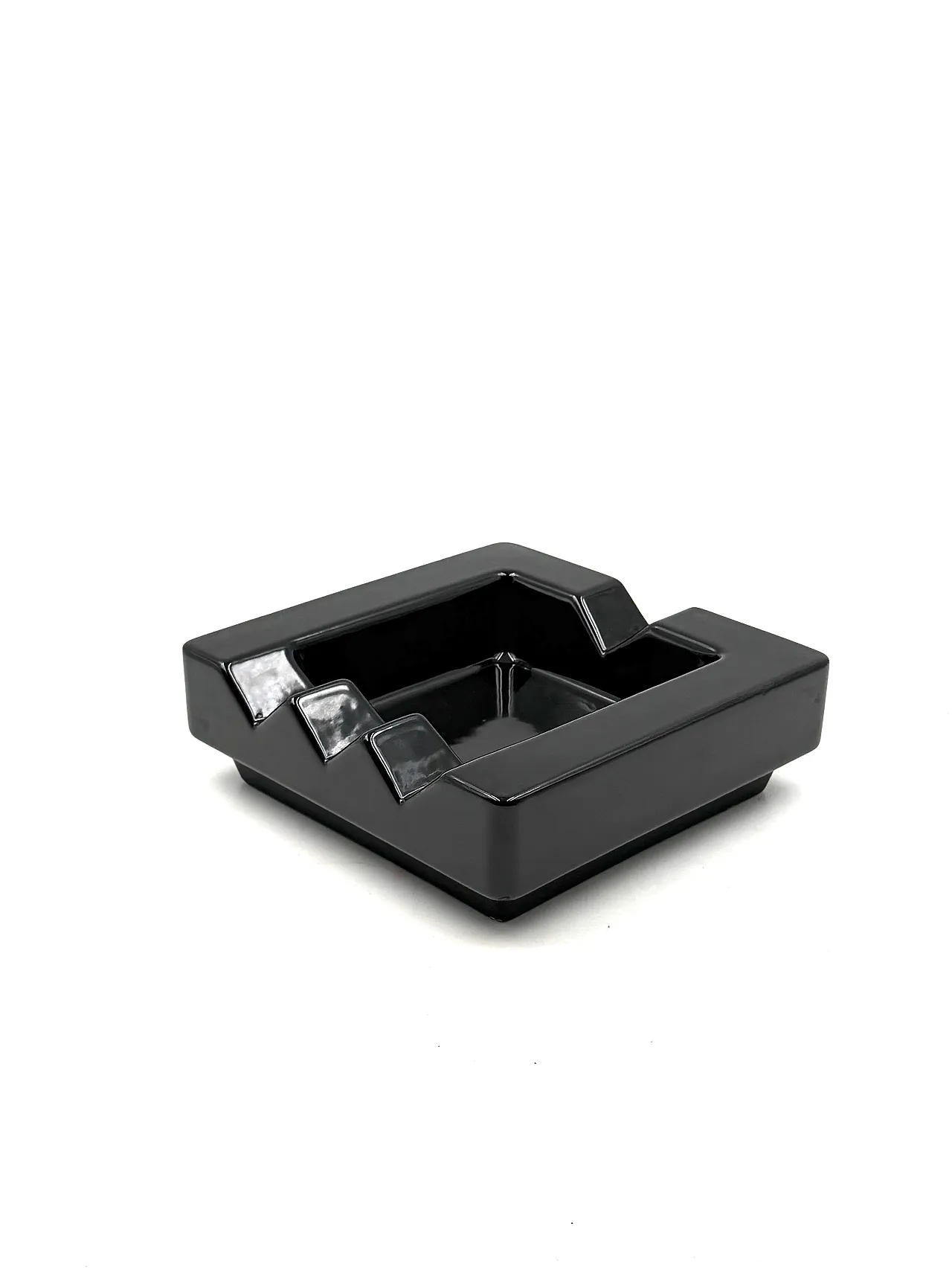 Posacenere postmoderno in ceramica stile di Ettore Sottsass, anni '80 9