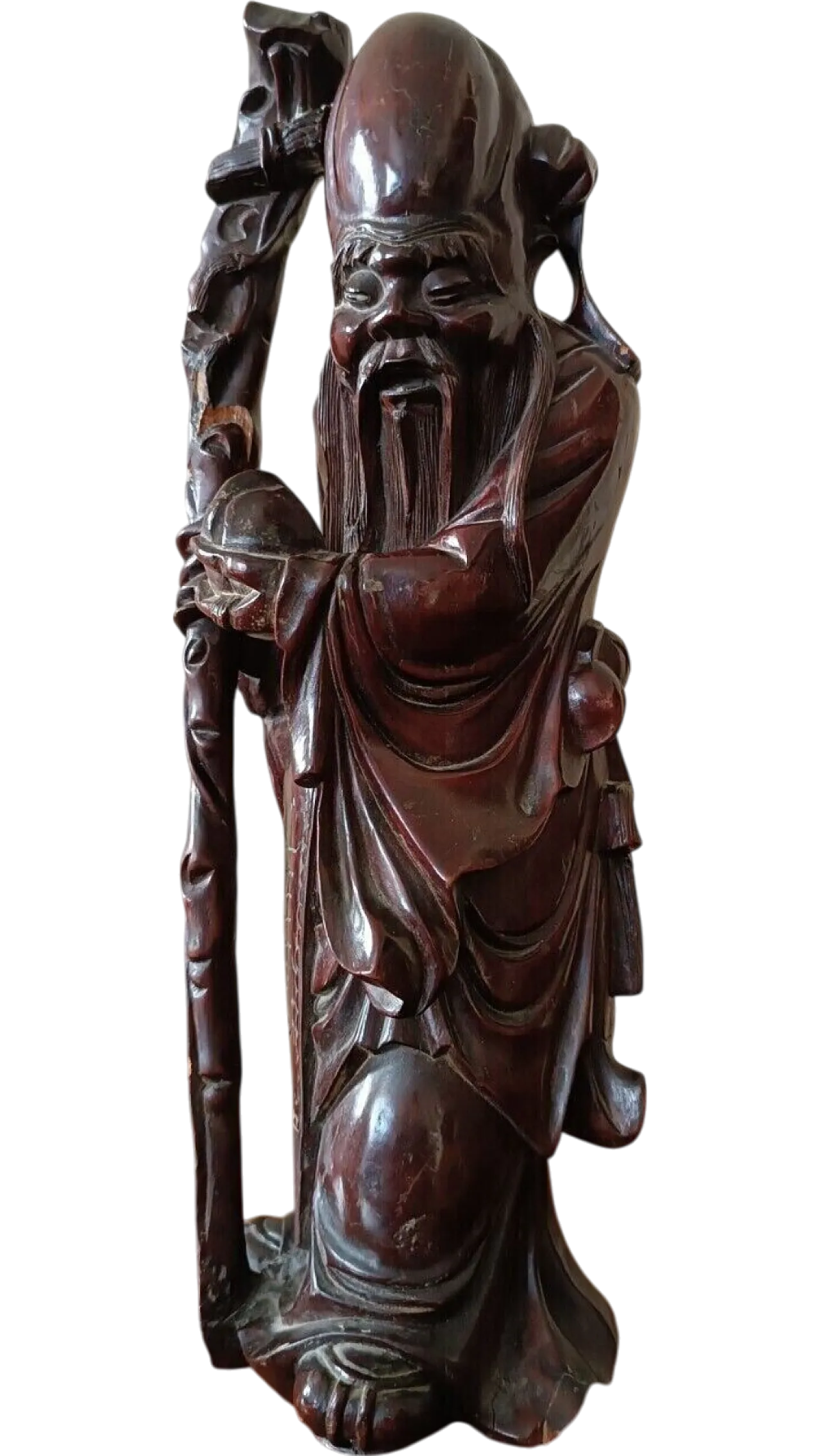Wise man, wood carving, late 19th century 11