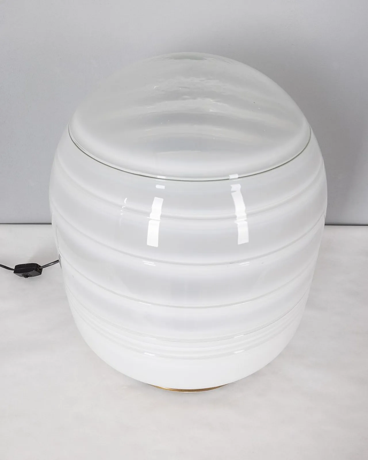 Table lamp in Murano glass by Barbini, 1970s 9