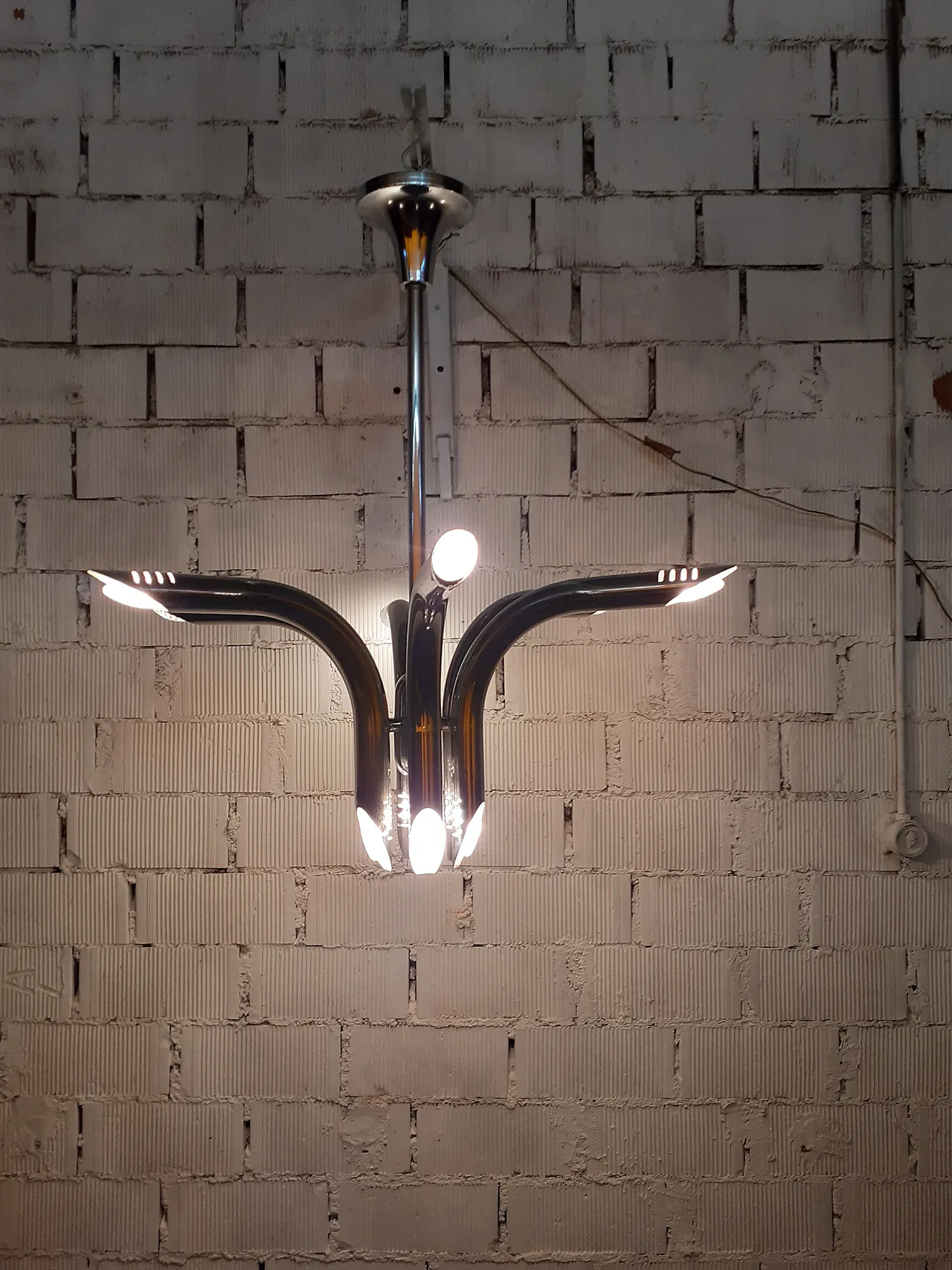 Lampadario Reggiani, anni '70 7