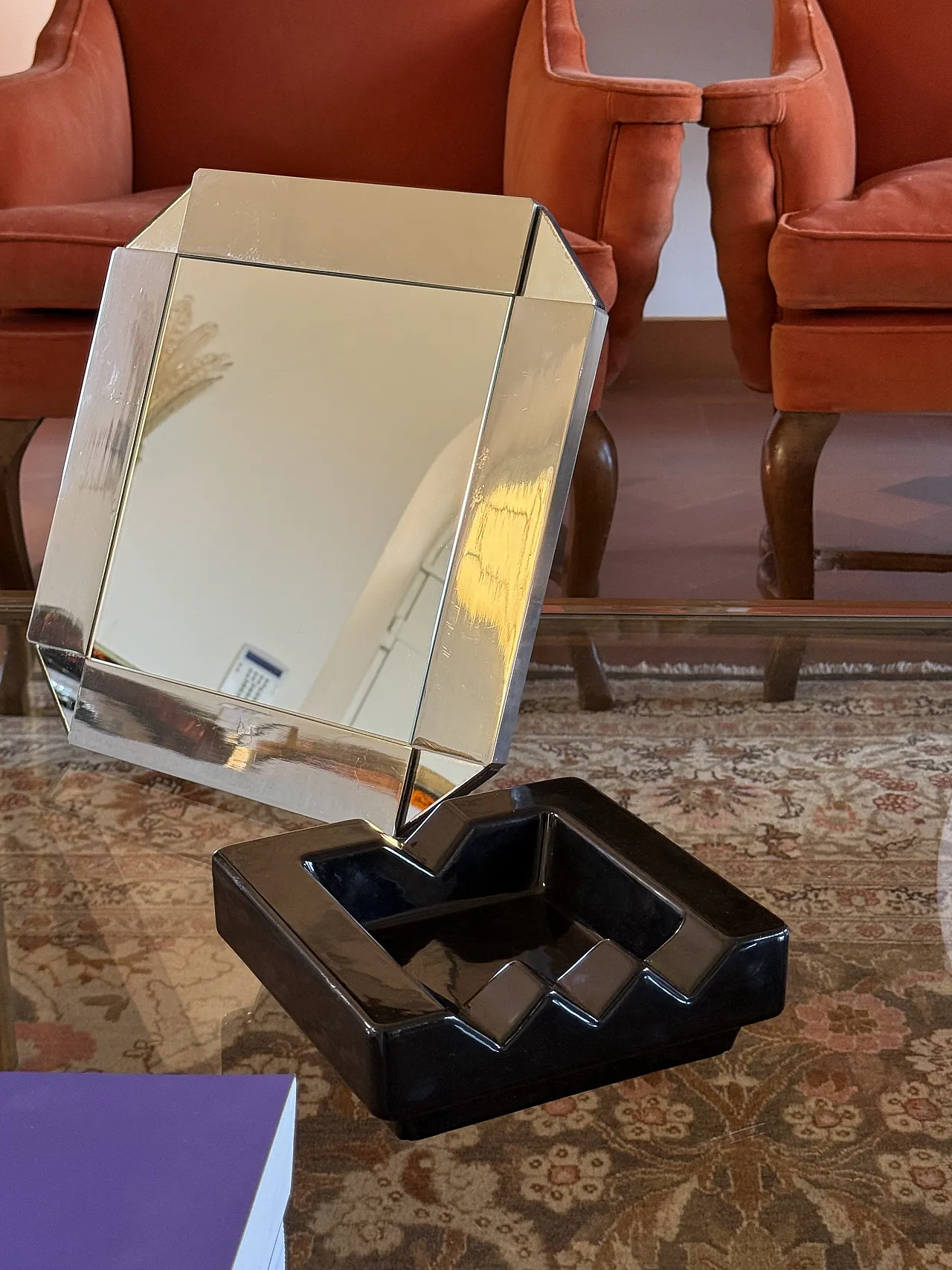 Specchio da tavolo, anni '50 3