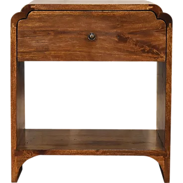 Comodino Newton in noce, anni 2000