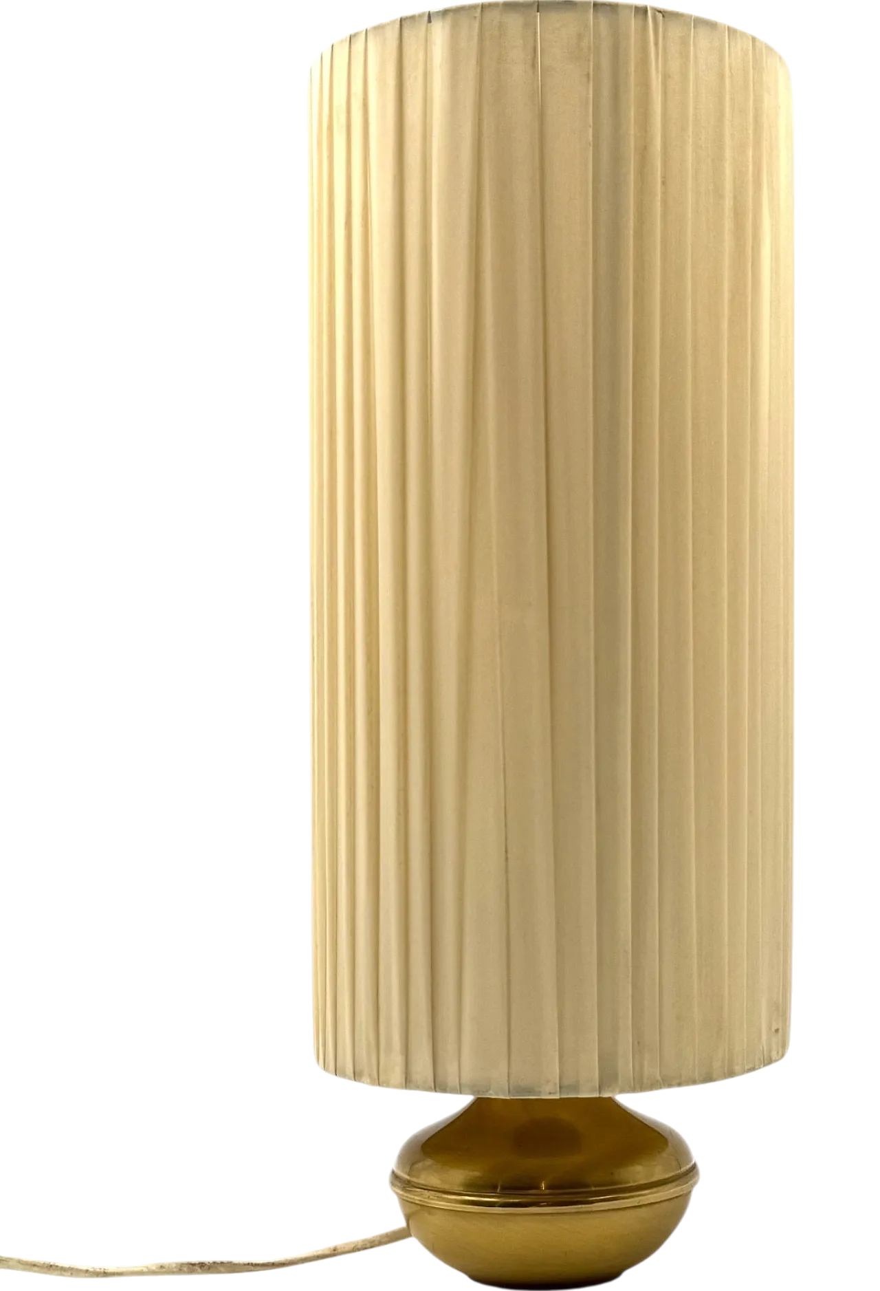 Mid Century modern brass table lamp, 60s 11