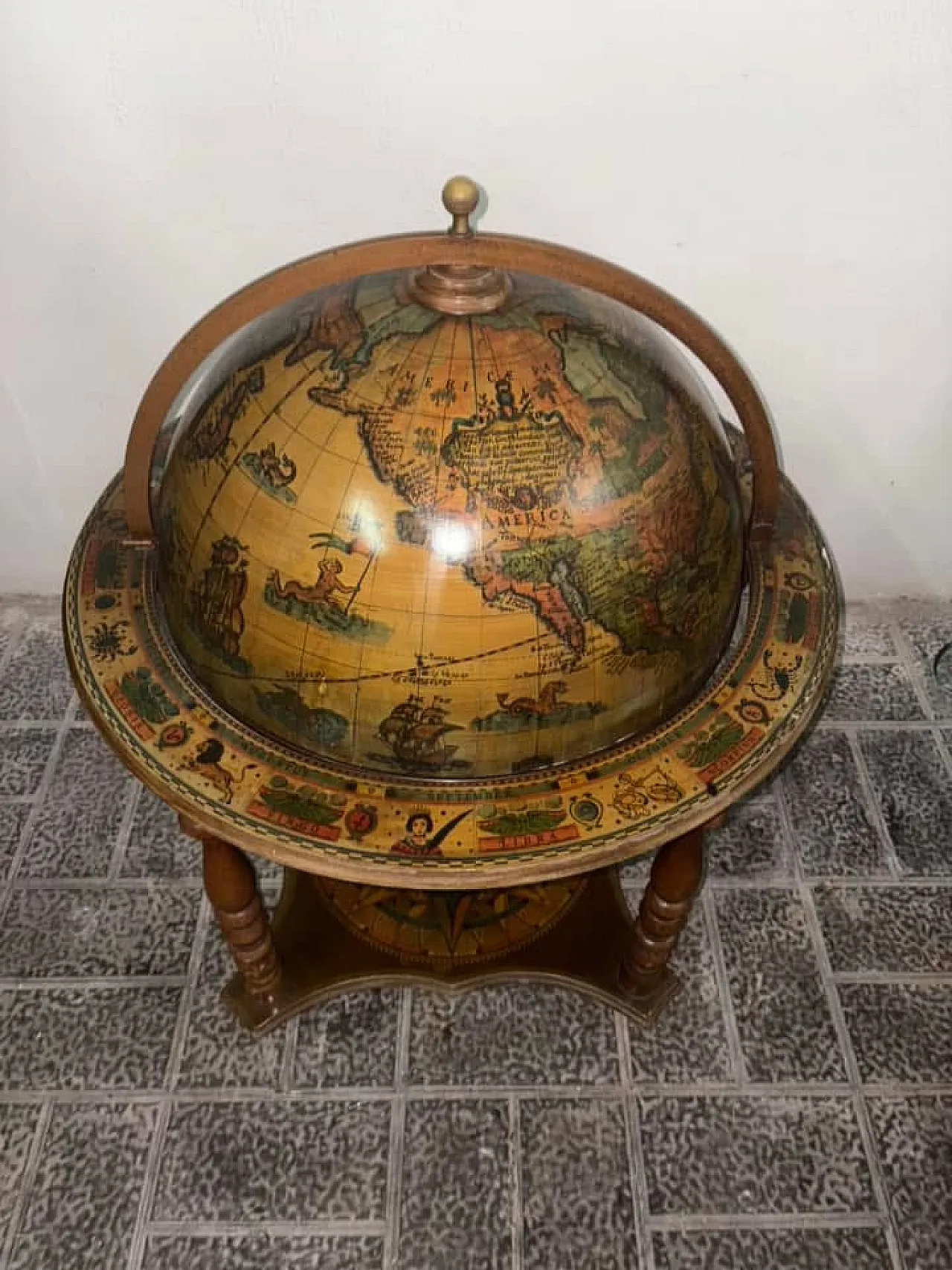 Mappamondo vintage, anni '30 2
