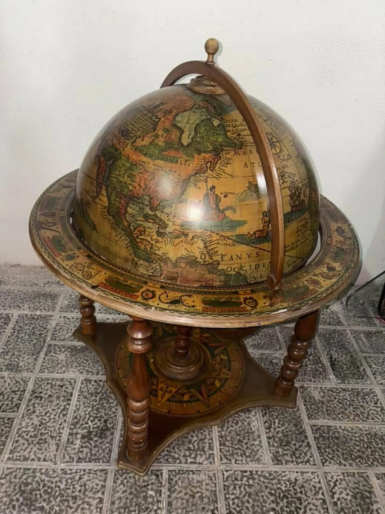 Mappamondo vintage, anni '30 3