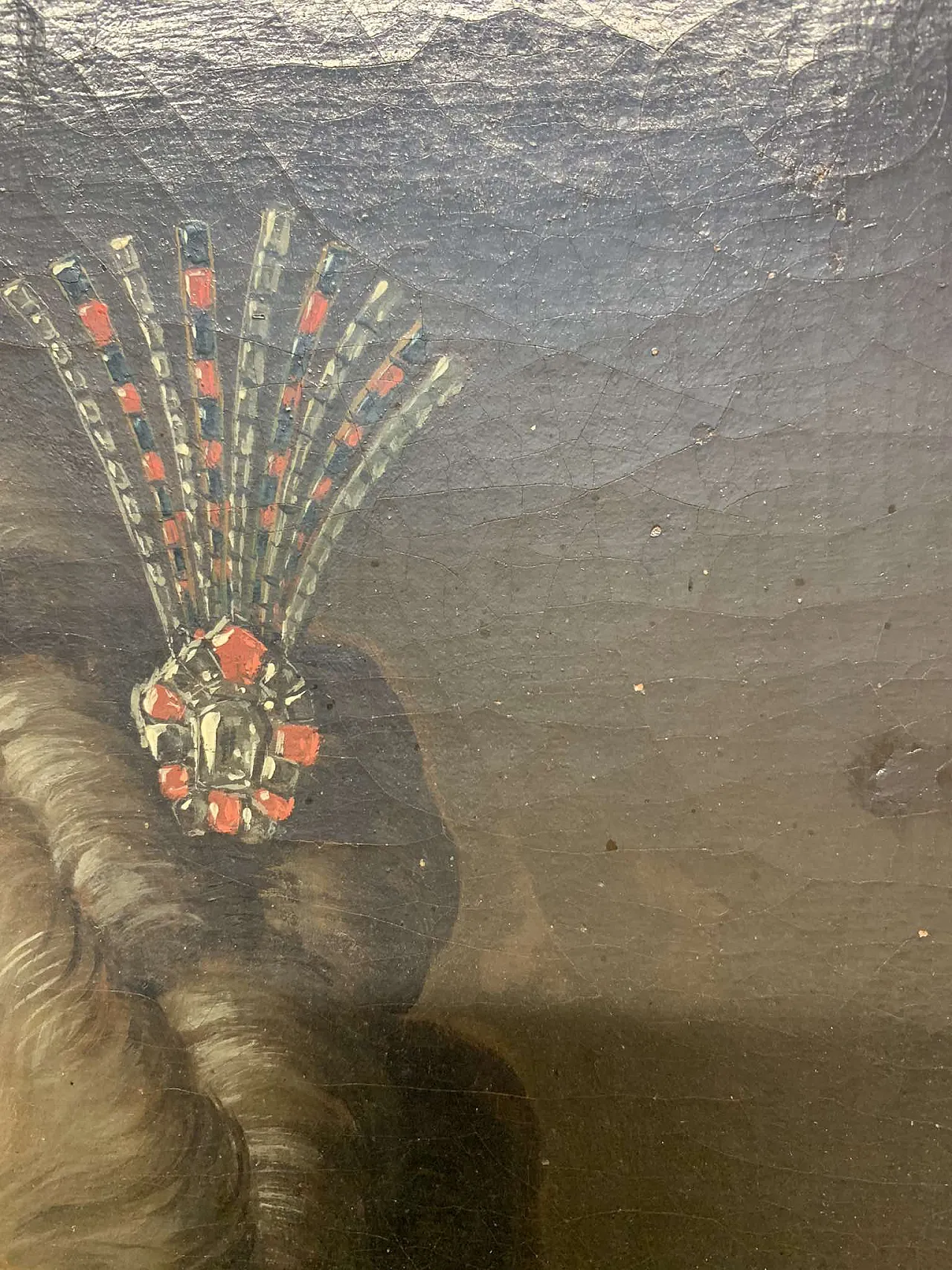 Ritratto ad Olio Su Tela Di Maria Teresa d Austria 1750 Circa 1