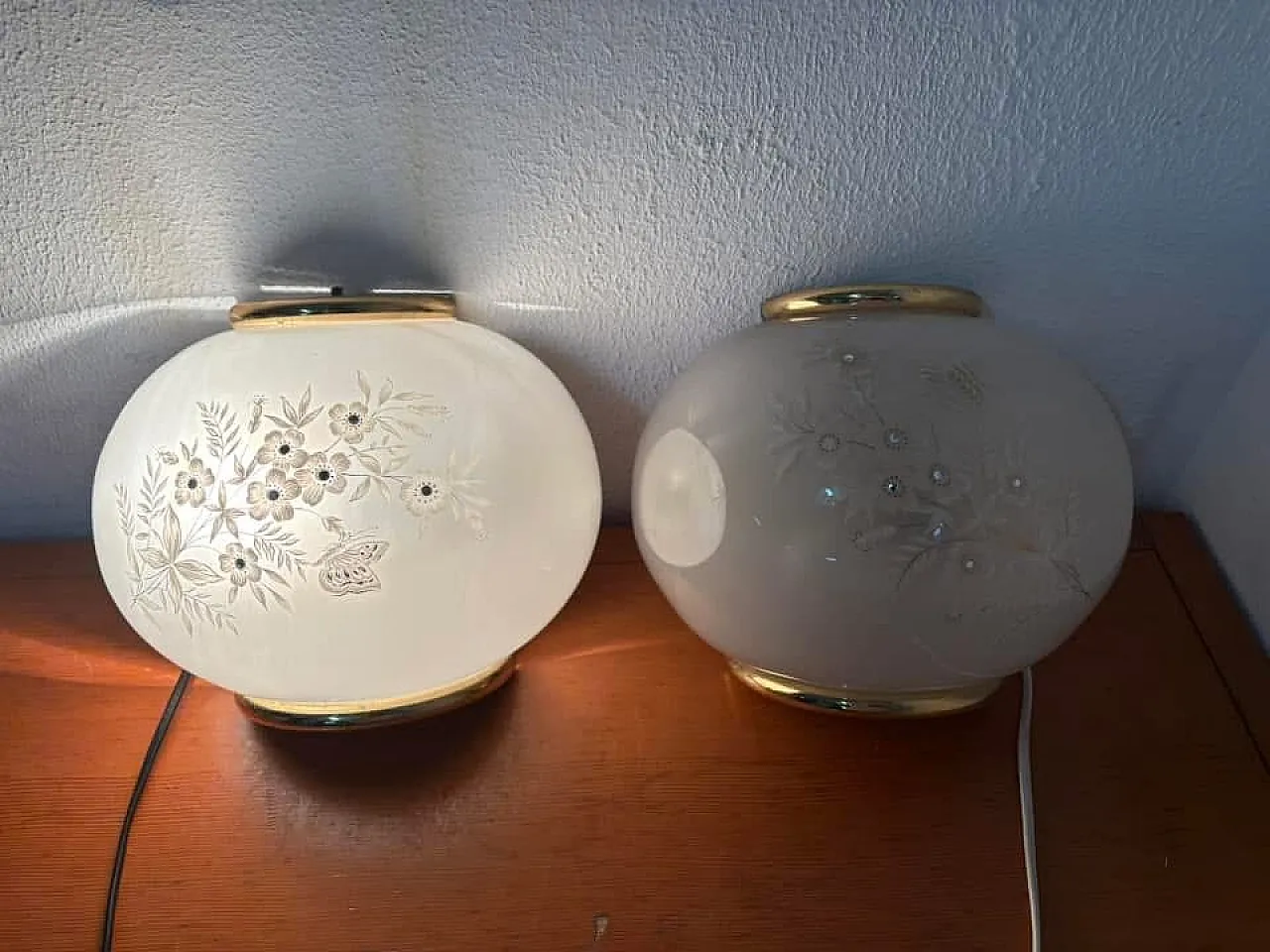 Coppia applique vetro di Murano, anni '70 7