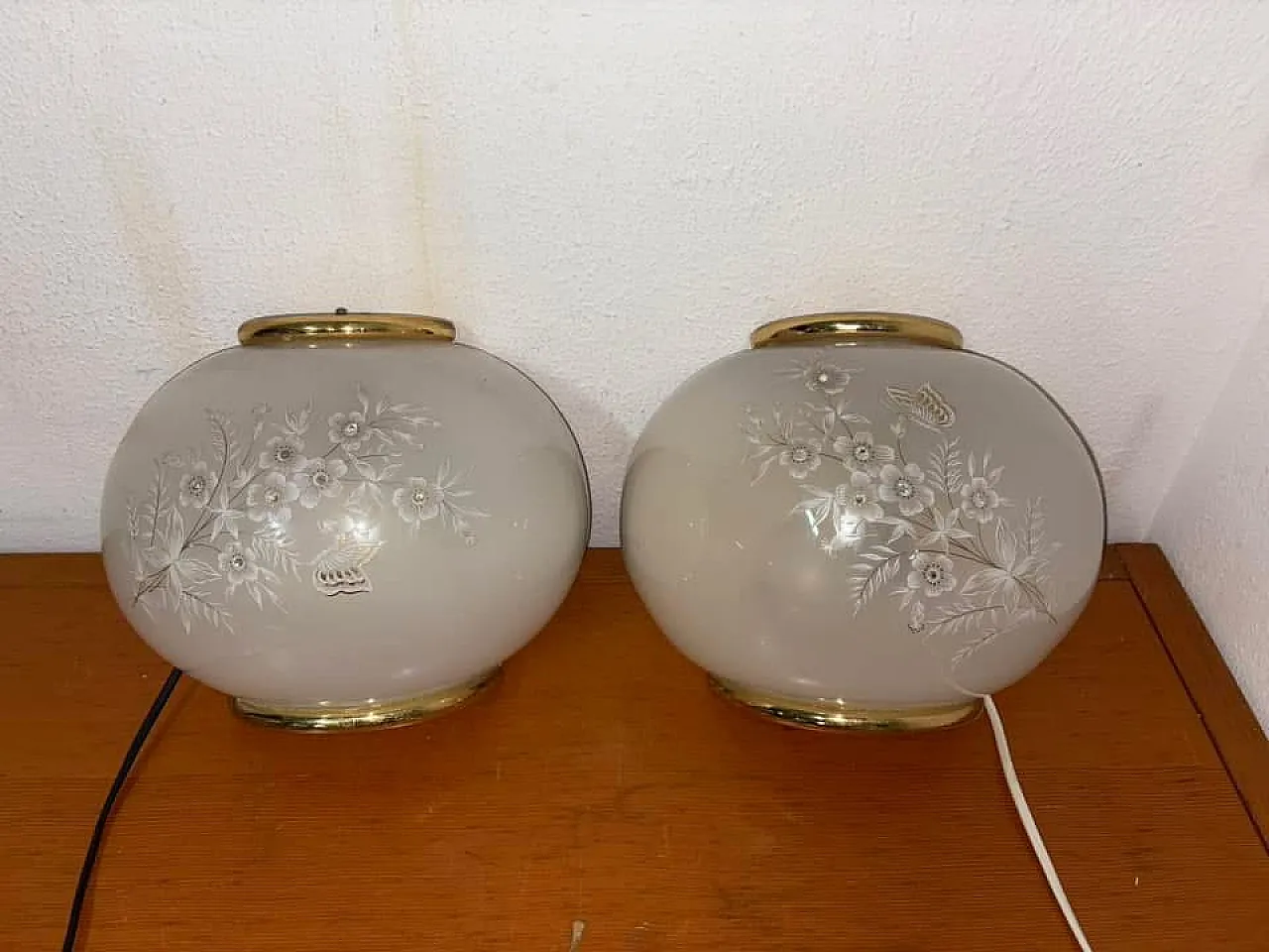 Coppia applique vetro di Murano, anni '70 9