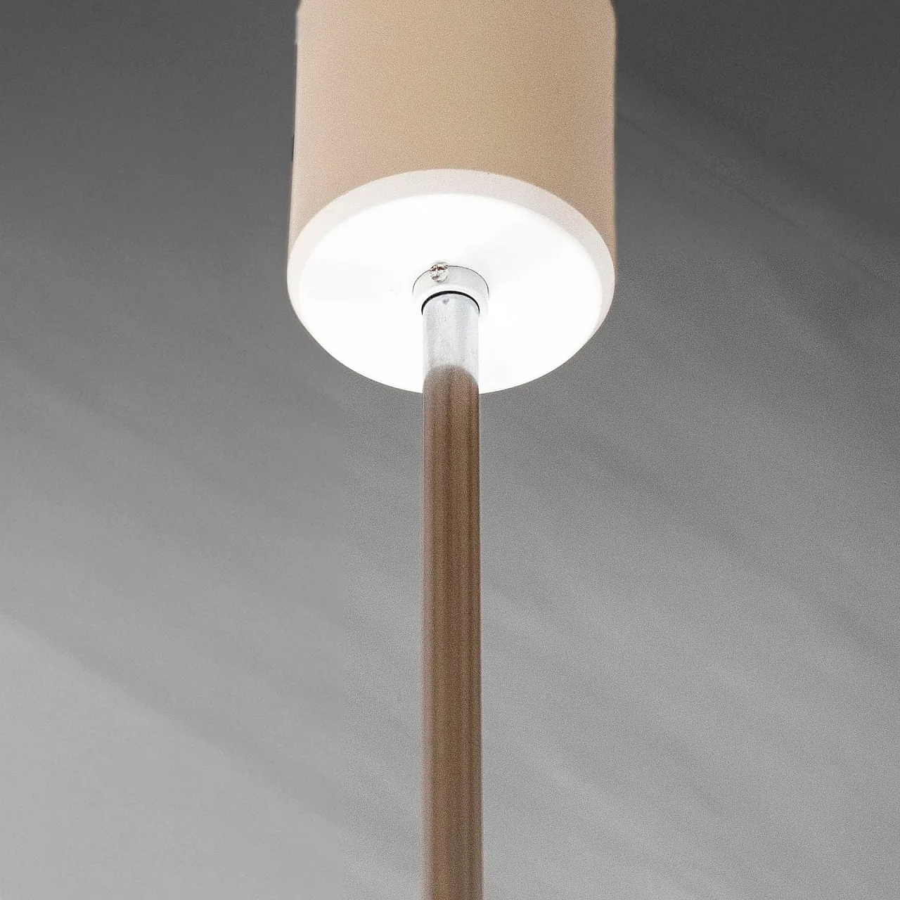 Lampadario cromato Space Age, Italia anni '70 8